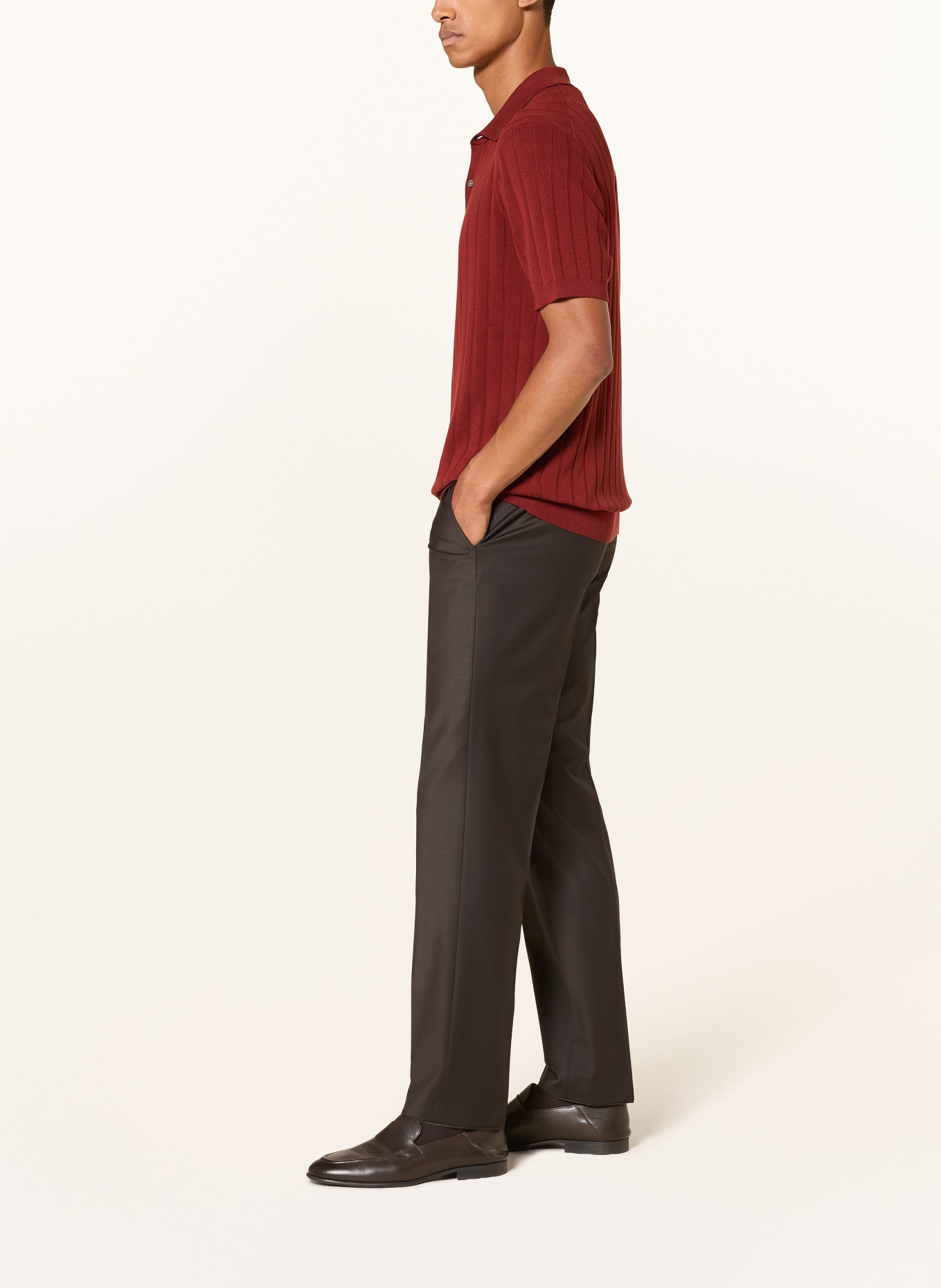 ROY ROBSON Pantalon slim fit: A201 DARK BROWN