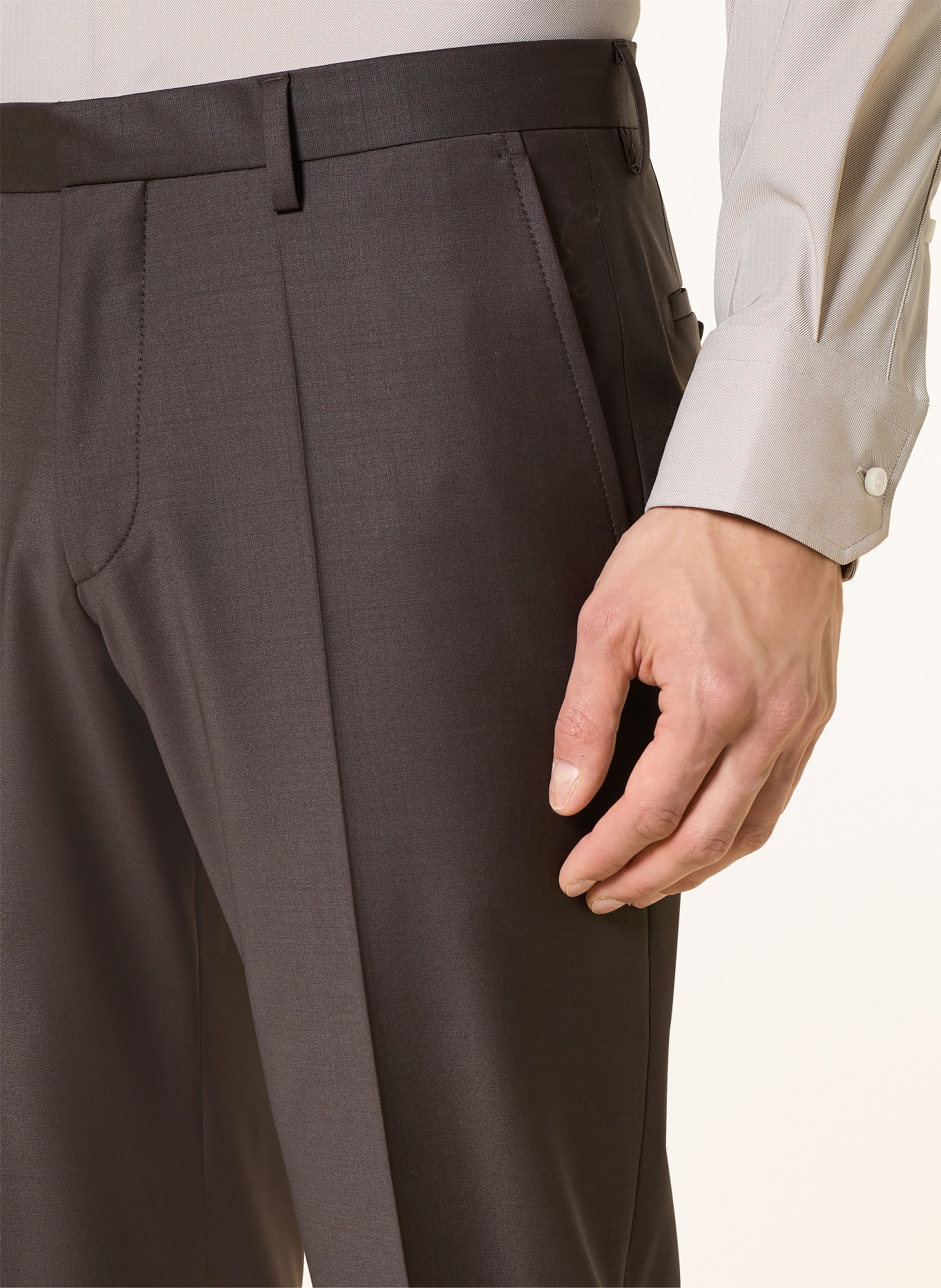 ROY ROBSON Anzughose Slim Fit: A201 DARK BROWN