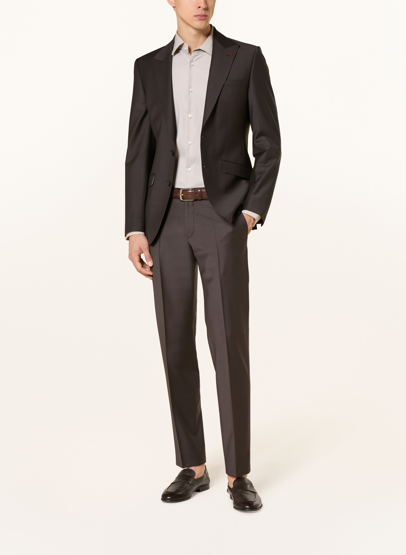 ROY ROBSON Anzughose Slim Fit: A201 DARK BROWN