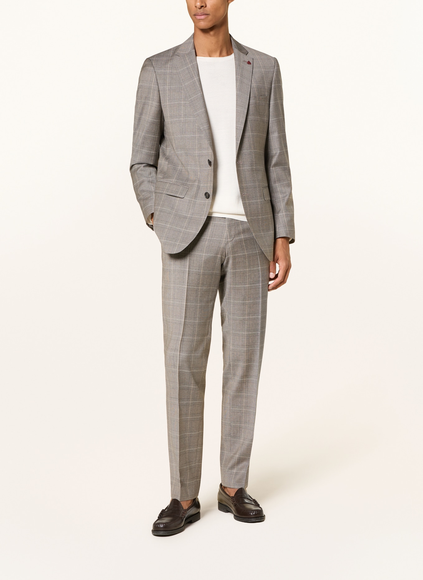 ROY ROBSON Anzughose Slim Fit: H210 DARK BROWN