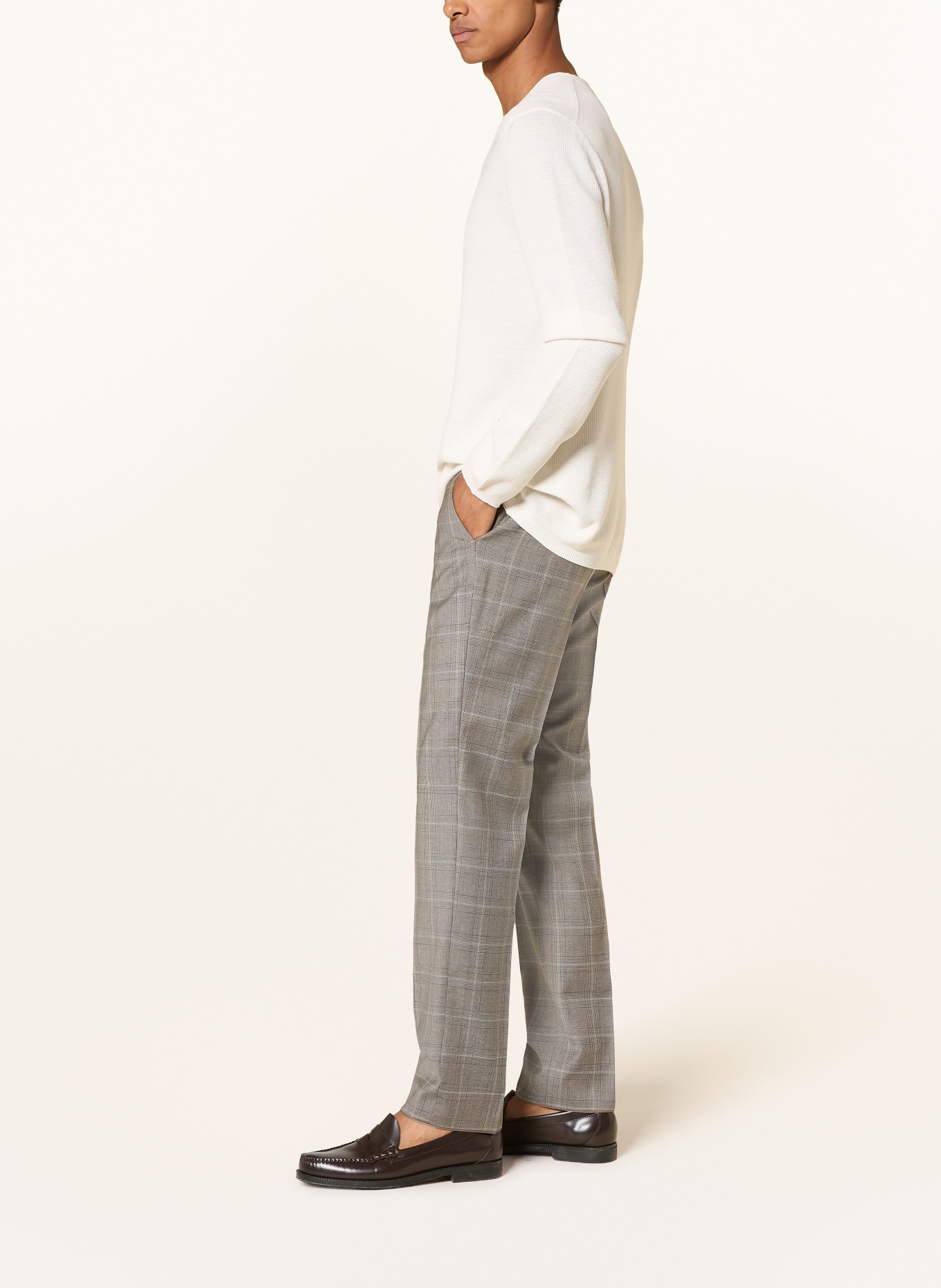 ROY ROBSON Anzughose Slim Fit: H210 DARK BROWN