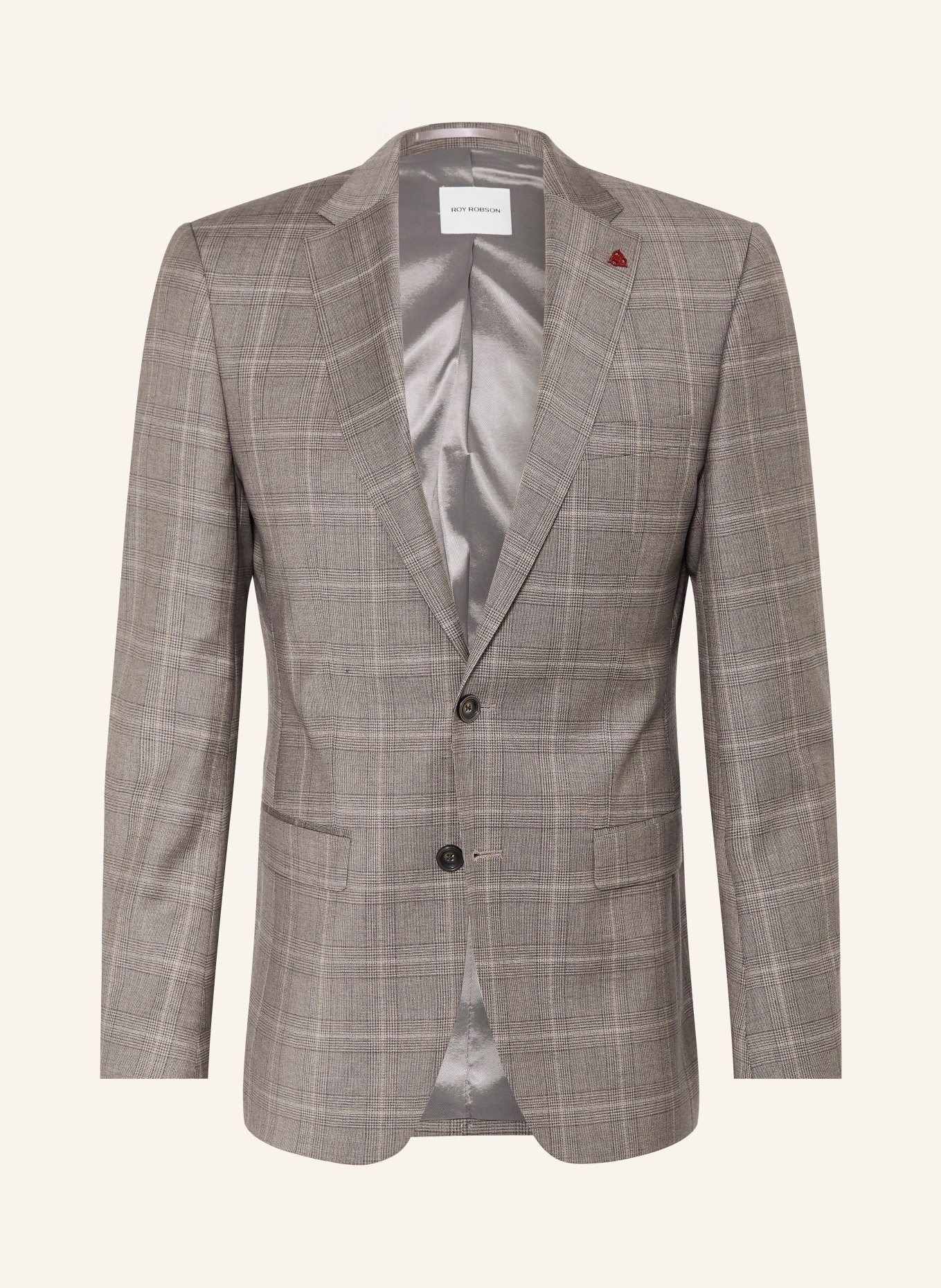 ROY ROBSON Oblekové sako Slim Fit: H210 DARK BROWN