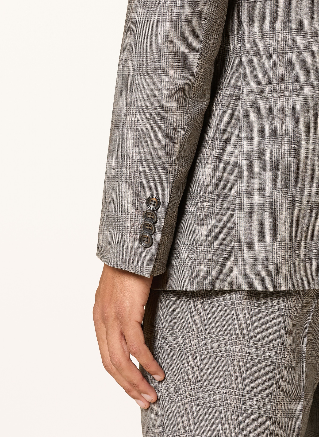 ROY ROBSON Oblekové sako Slim Fit: H210 DARK BROWN