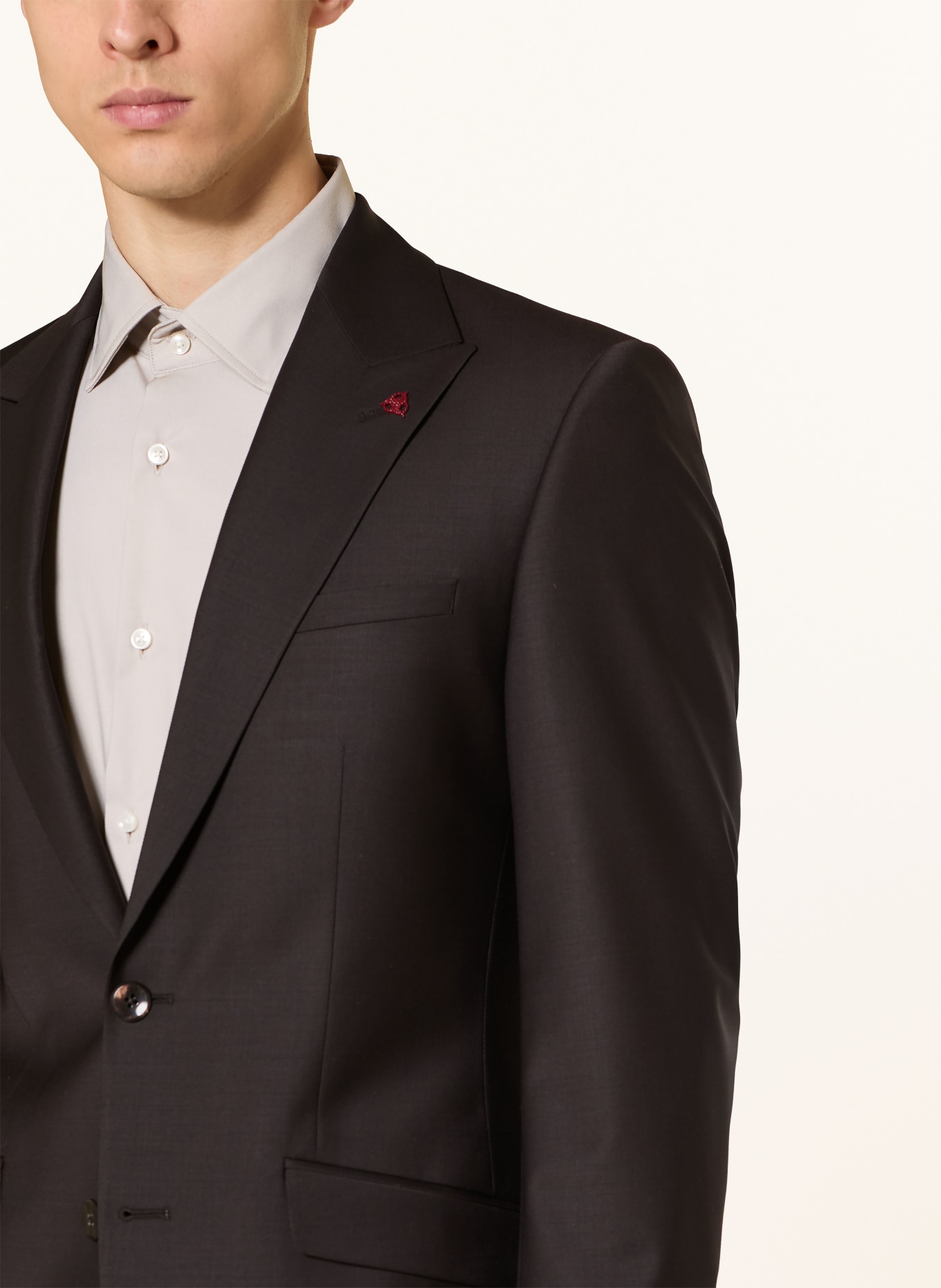 ROY ROBSON Slim-fit suit jacket: A201 DARK BROWN