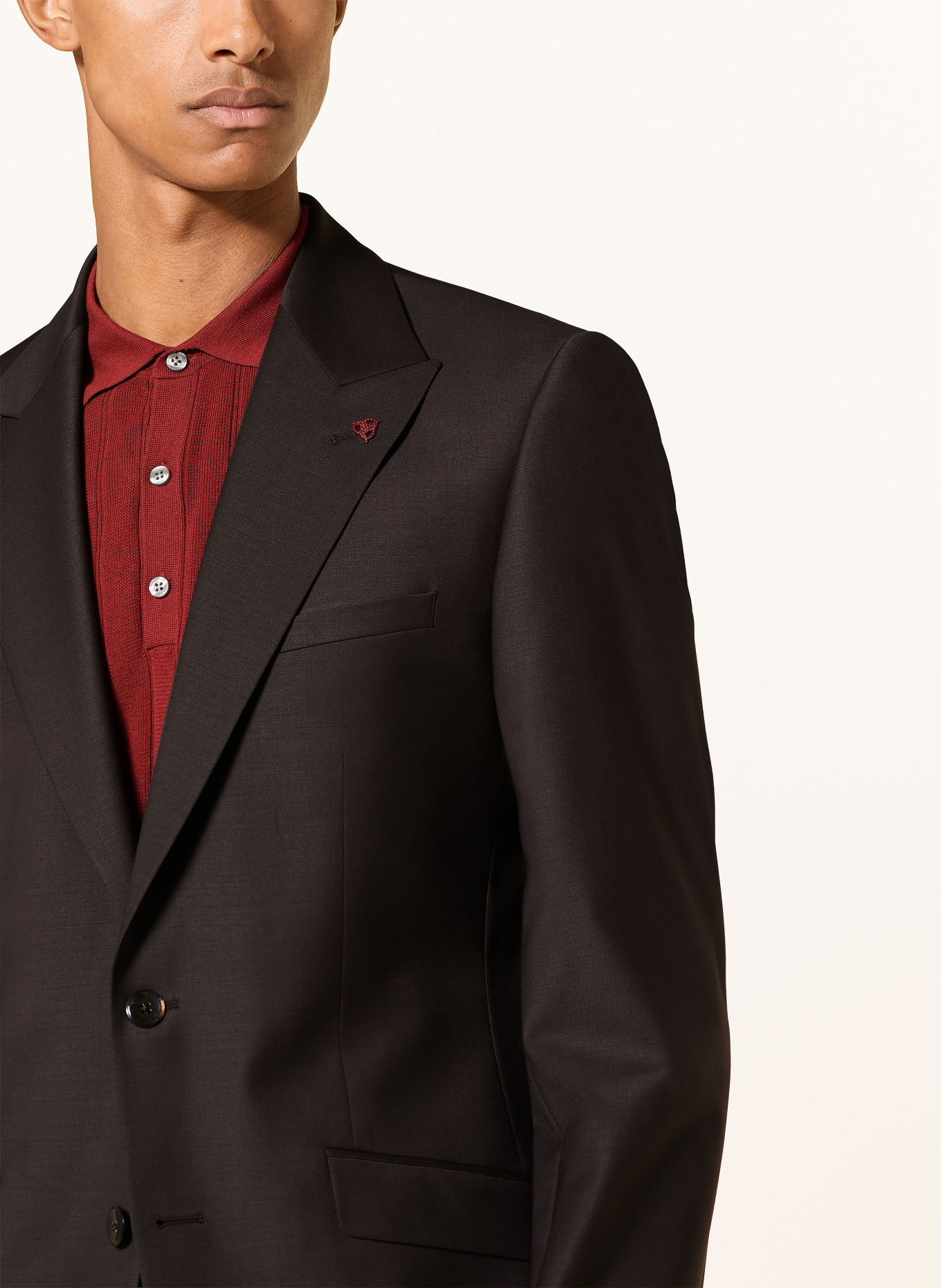 ROY ROBSON Kavaj Slim Fit: A201 DARK BROWN