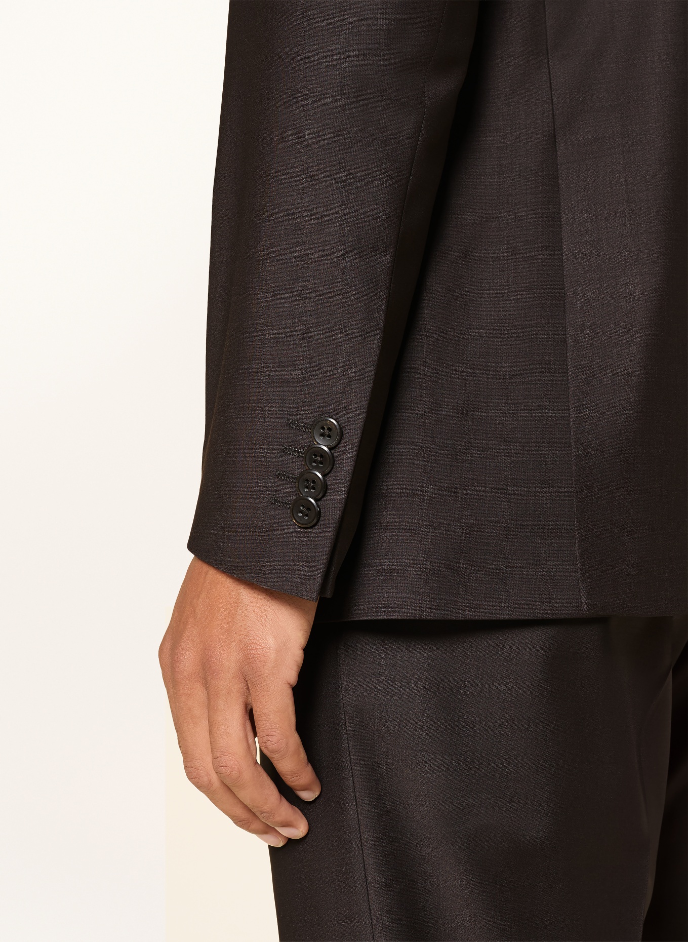 ROY ROBSON Kavaj Slim Fit: A201 DARK BROWN