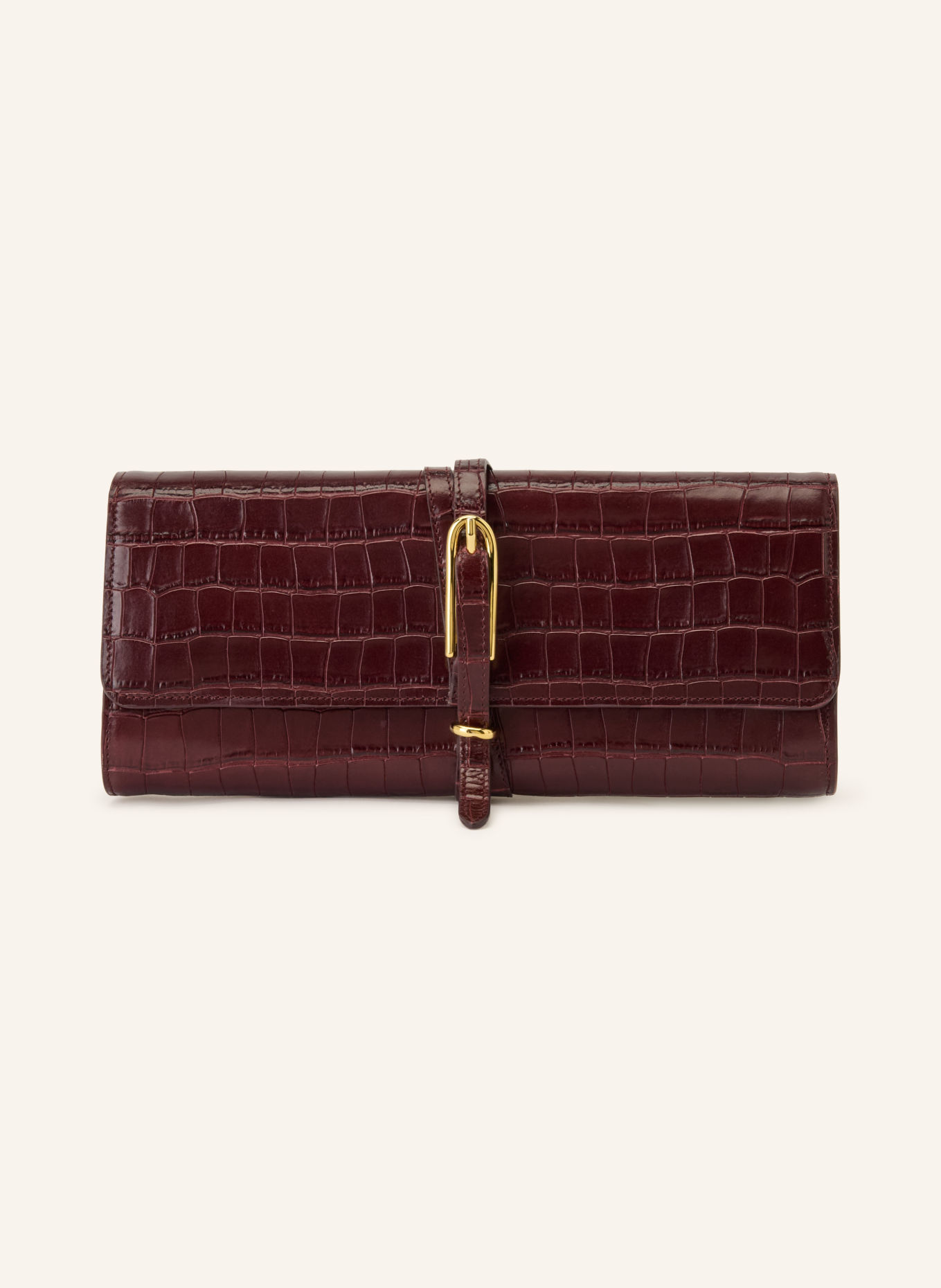 LIFFNER Clutch: DARK RED