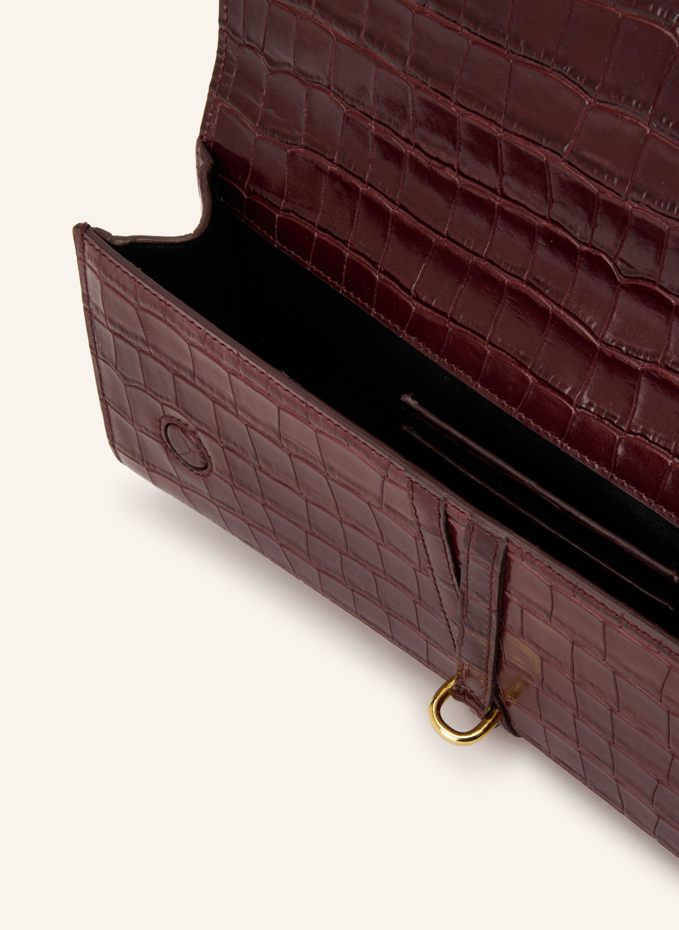 LIFFNER Clutch: DARK RED