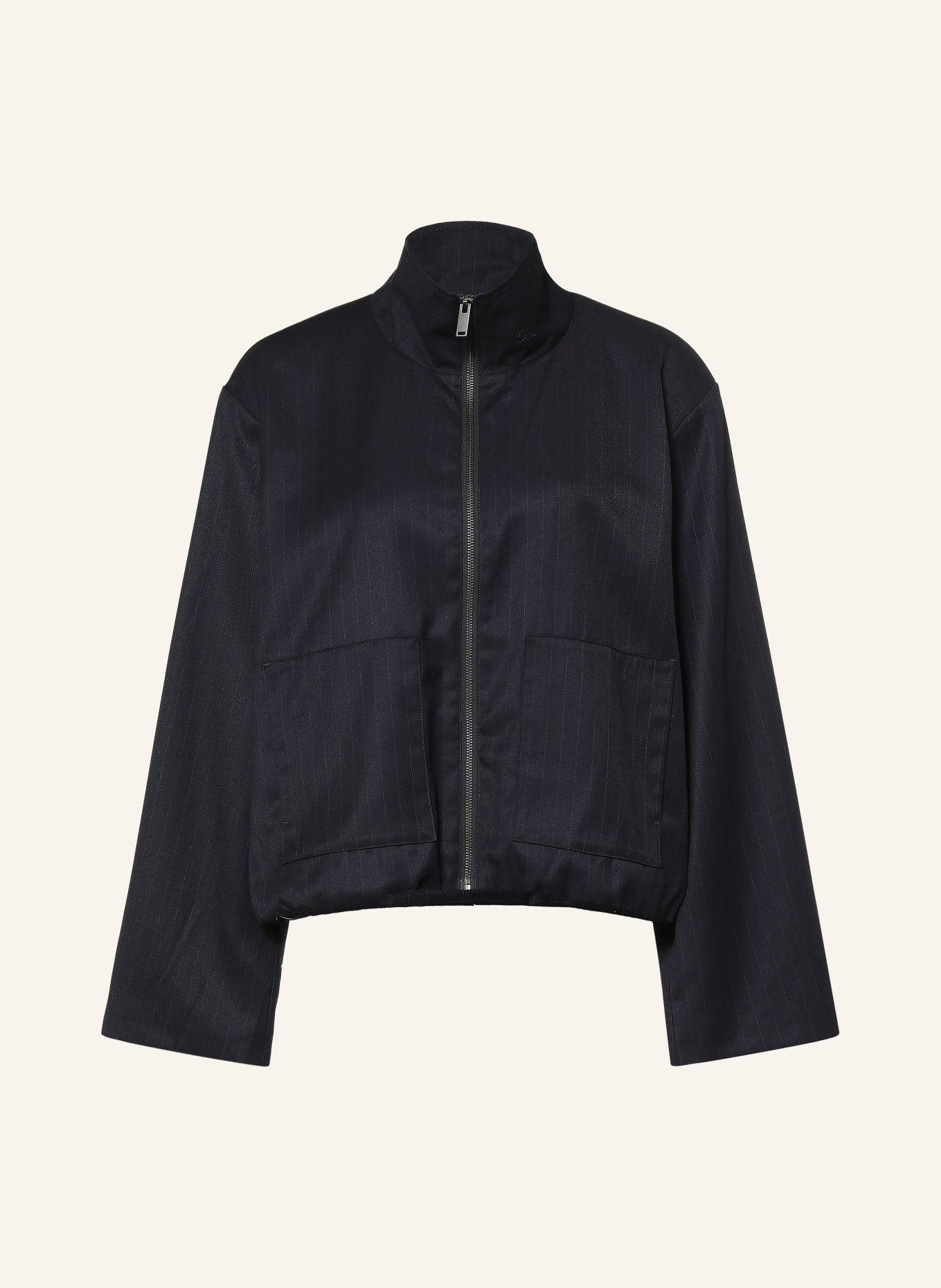 ELIAS RUMELIS Blouson BRITTI: DONKERBLAUW / GRIJS