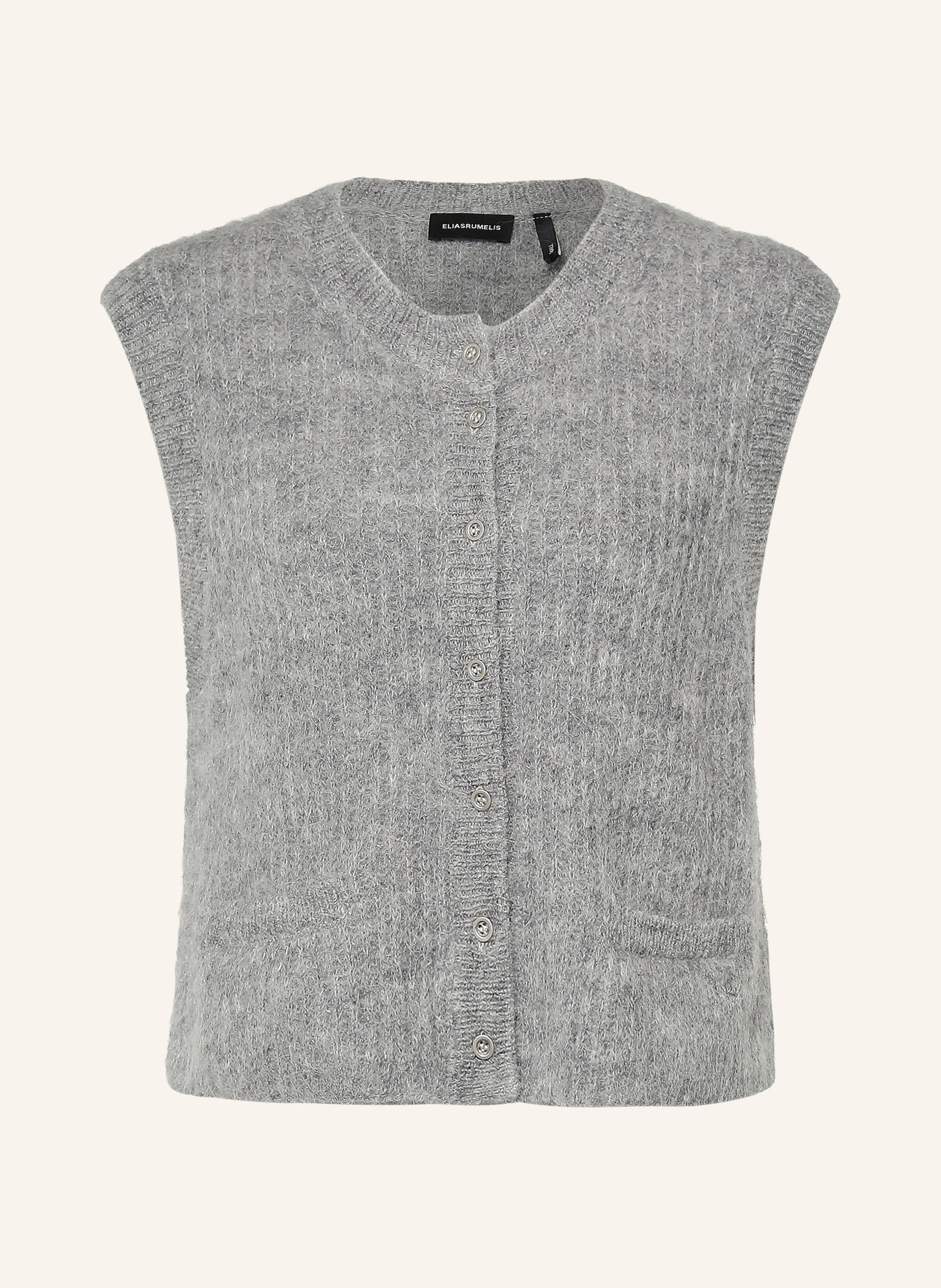 ELIAS RUMELIS Gilet en maille ADITI: GRIS