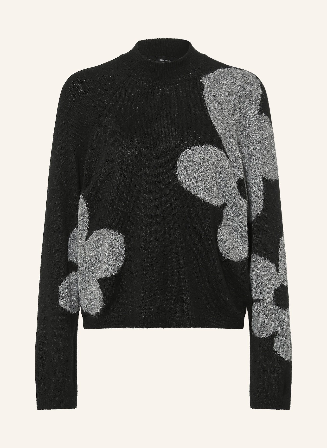 ELIAS RUMELIS Pullover CALLA: SCHWARZ / GRAU