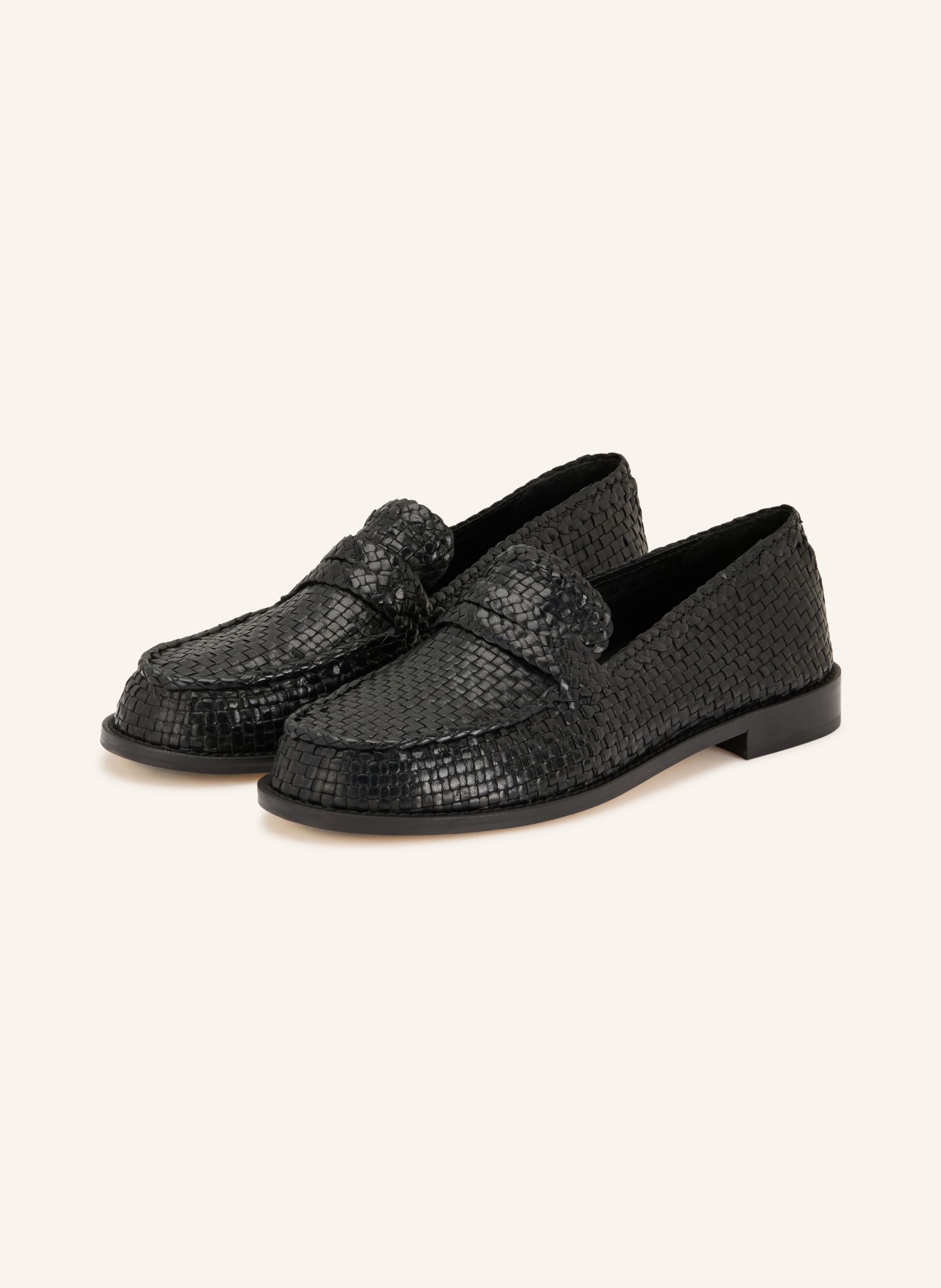 POEVE Loafersy MAVERICK: CZARNY