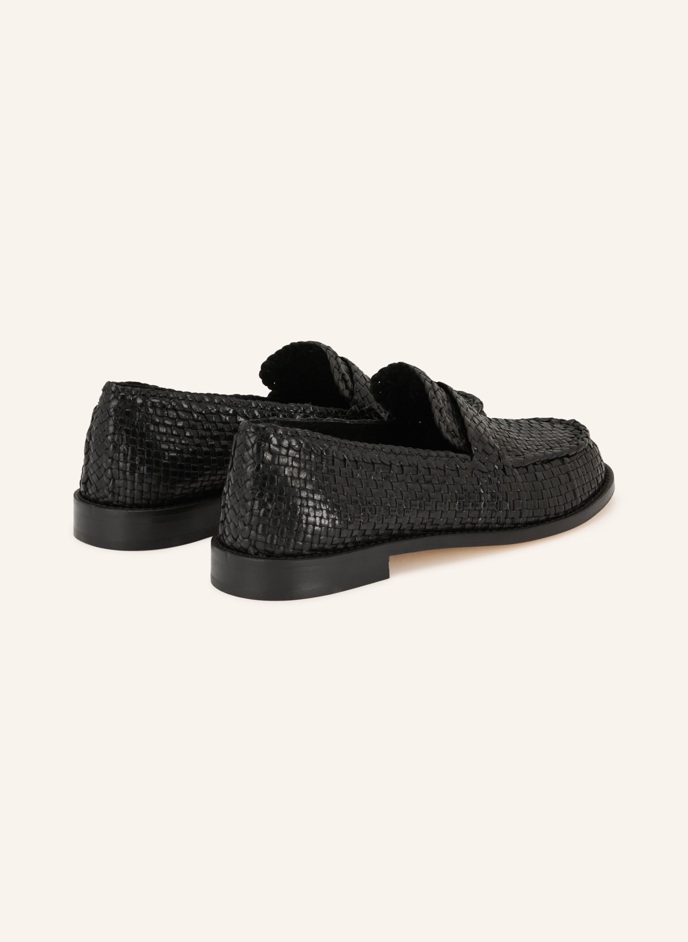POEVE Loafersy MAVERICK: CZARNY