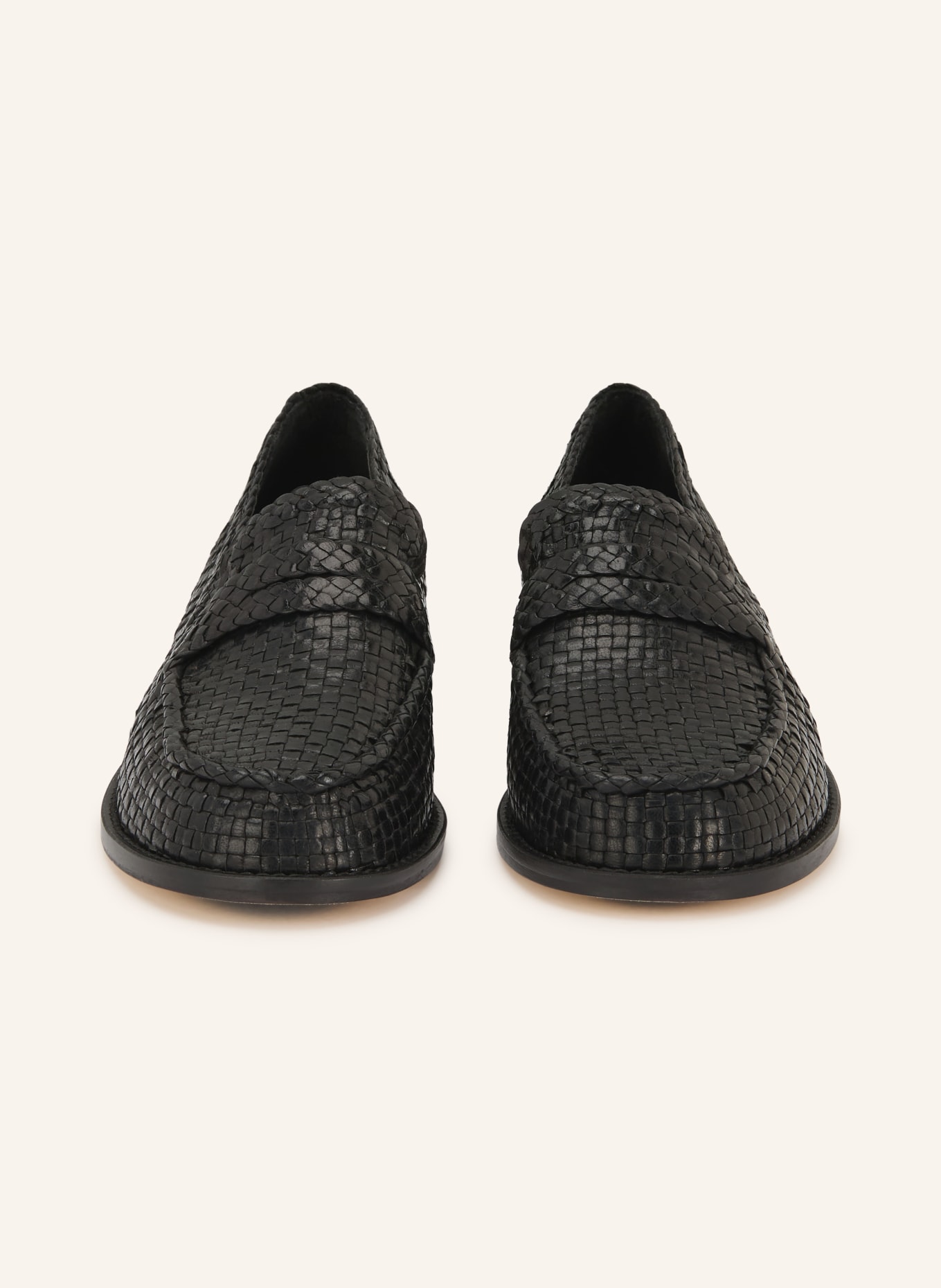 POEVE Loafersy MAVERICK: CZARNY