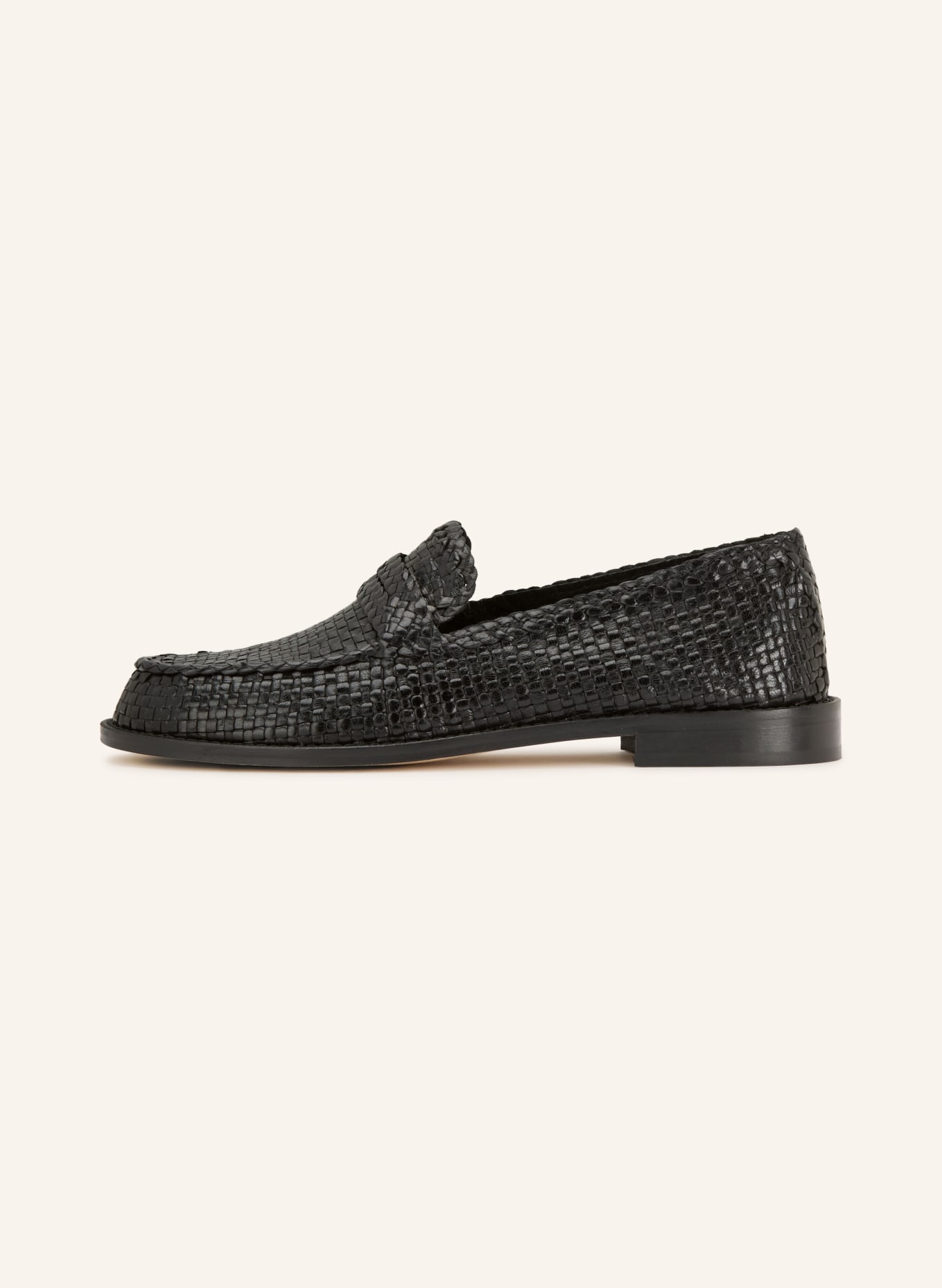 POEVE Loafersy MAVERICK: CZARNY