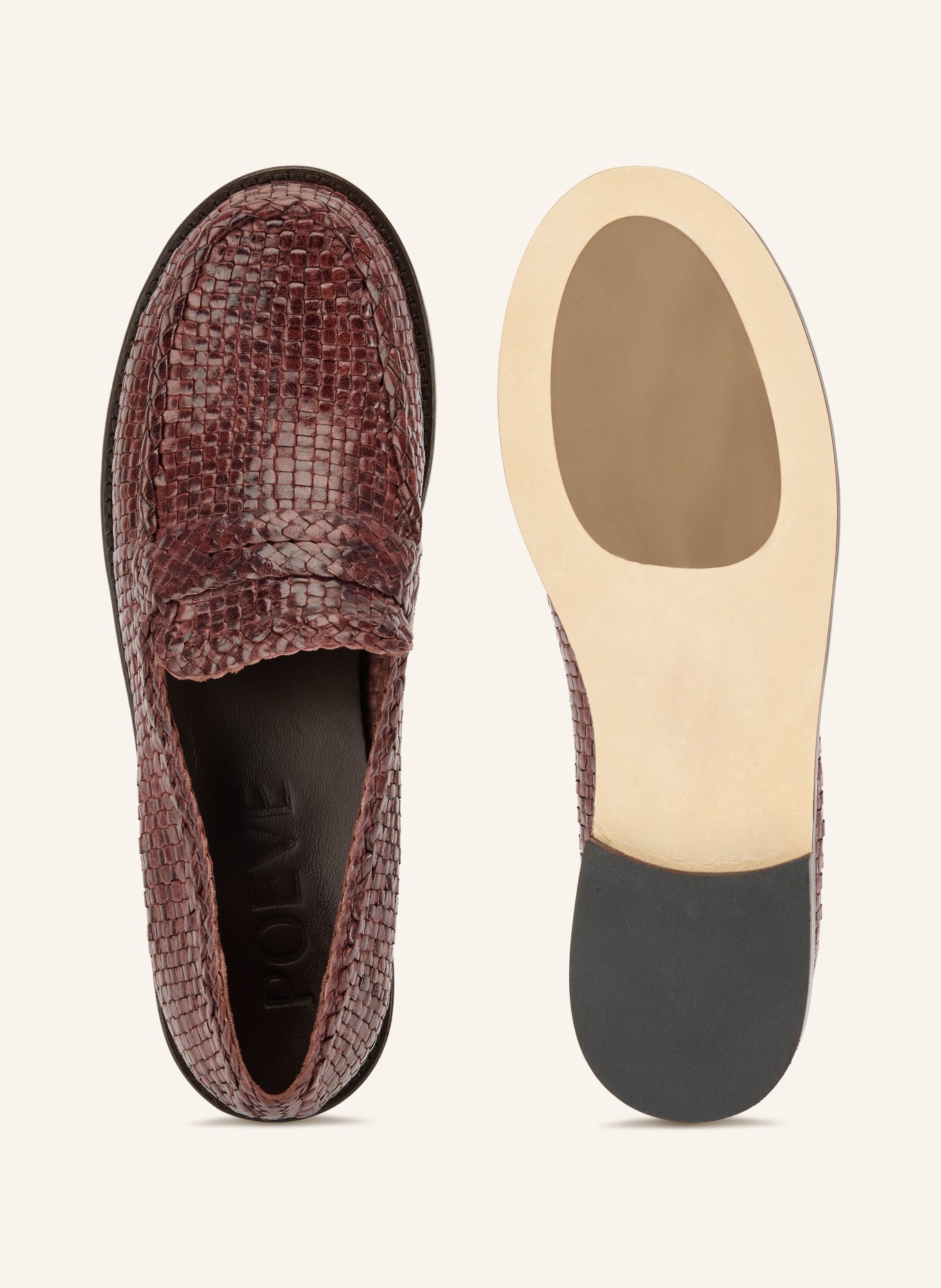 POEVE Loafer MAVERICK: BRAUN
