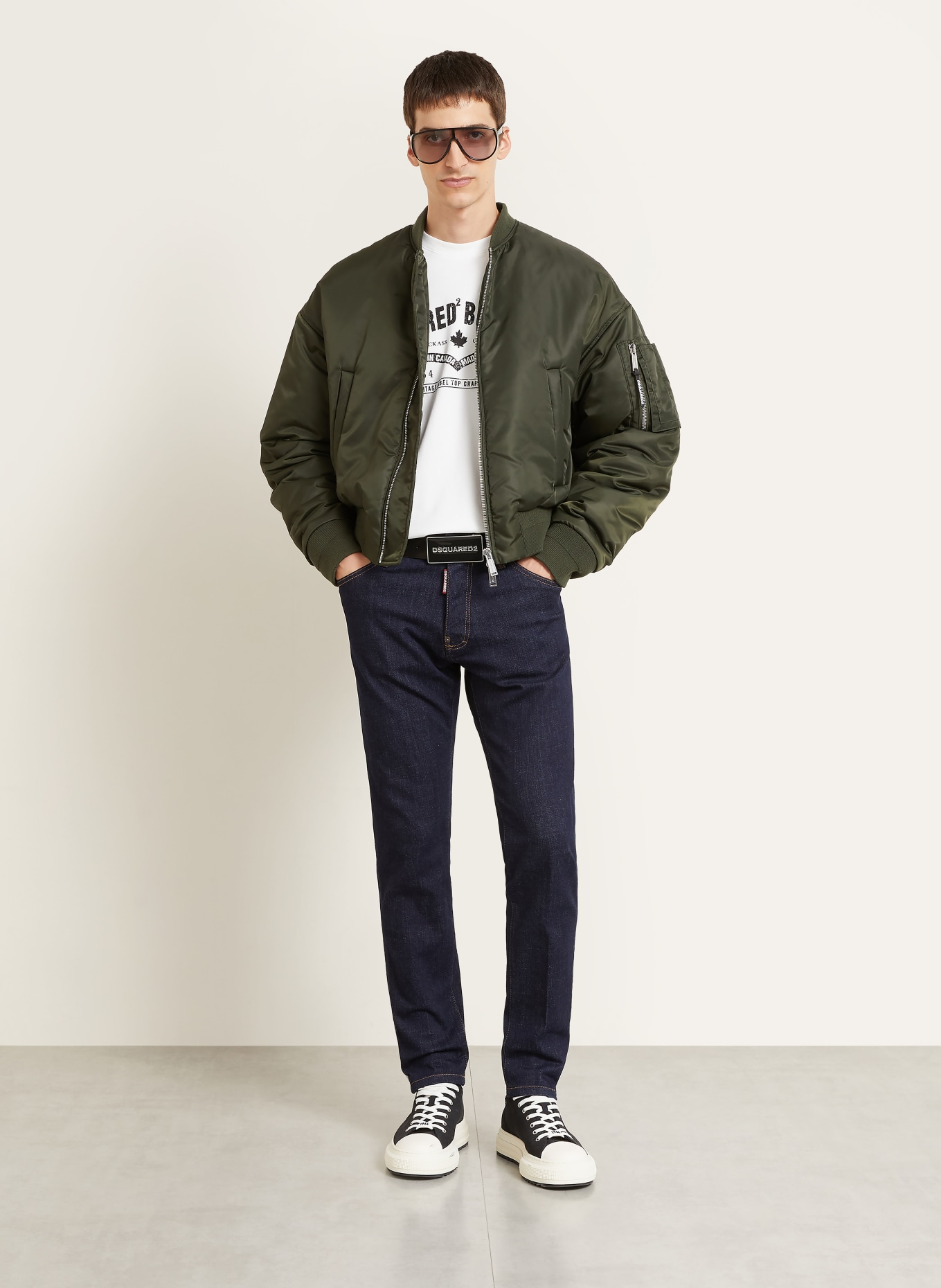 DSQUARED2 Jeans TEDDY Extra Slim Fit: 470 NAVY BLUE