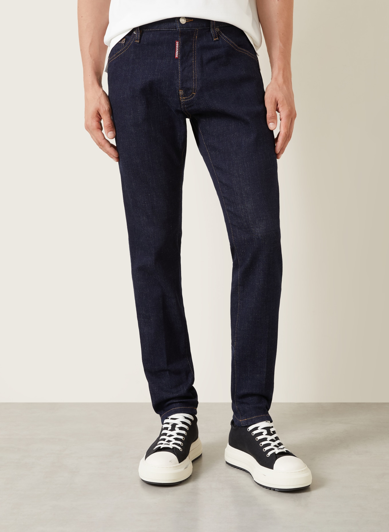 DSQUARED2 Jeans TEDDY Extra Slim Fit: 470 NAVY BLUE