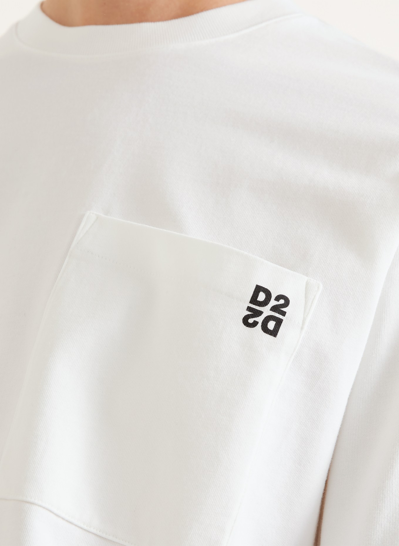 DSQUARED2 Sada 2 triček: ČERNÁ / BÍLÁ