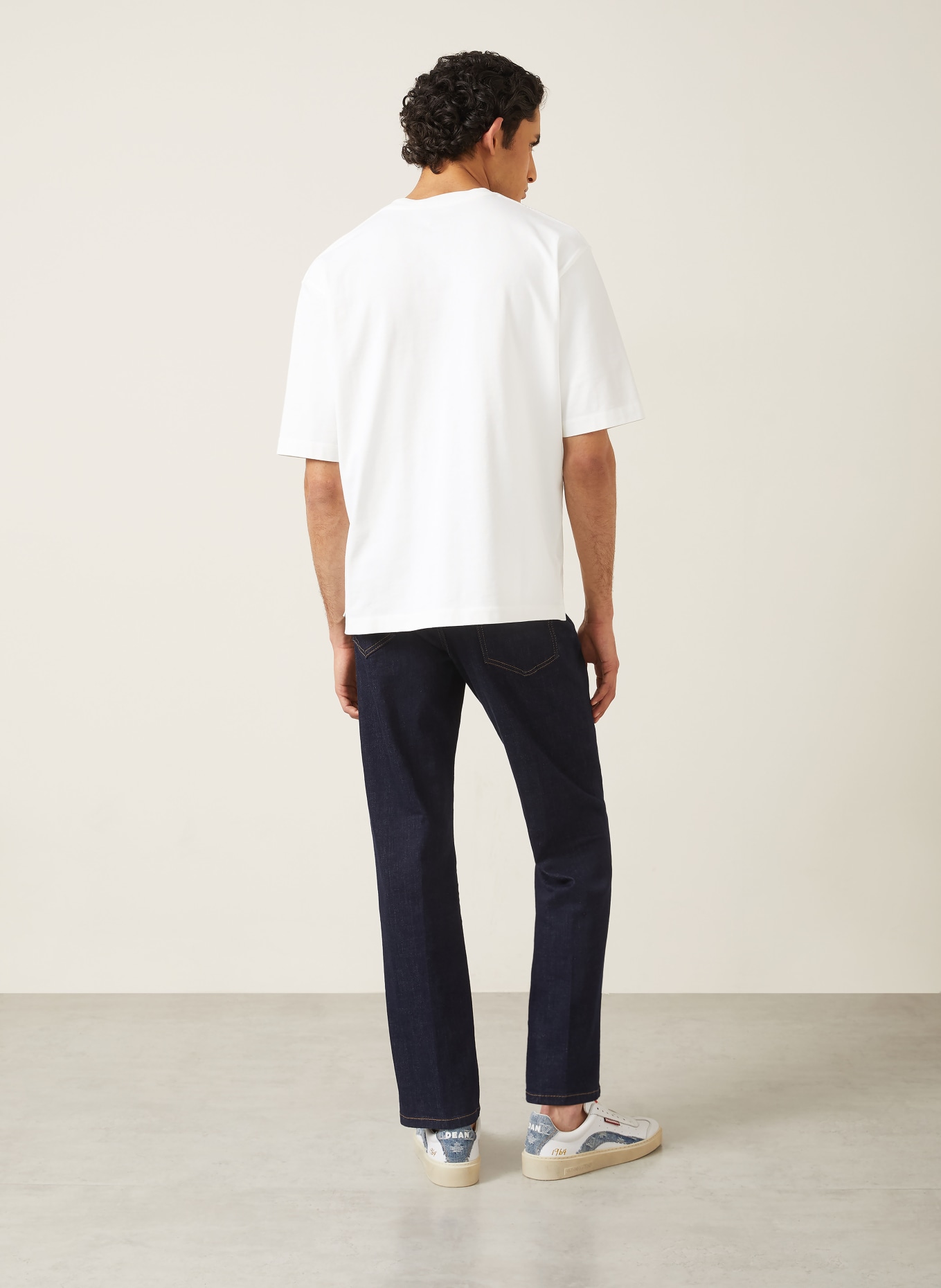 DSQUARED2 T-Shirt: WEISS / SCHWARZ
