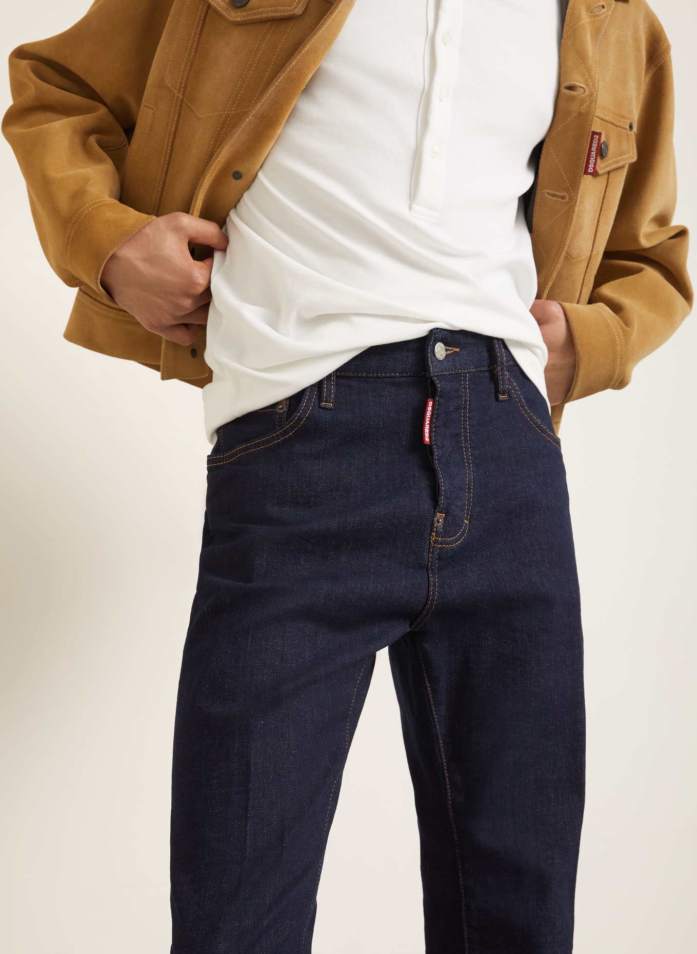 DSQUARED2 Jeansy 642 Regular Fit: 470 NAVY BLUE