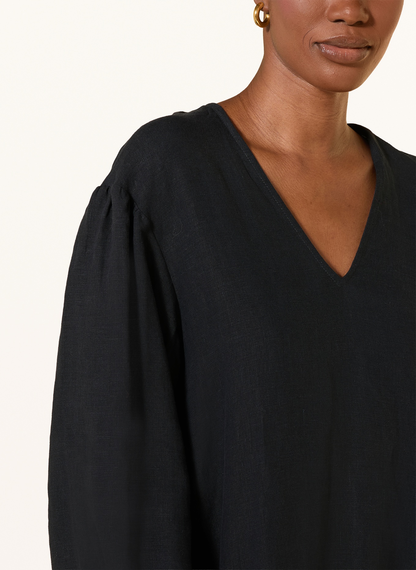 BY MALENE BIRGER Leinenkleid LOUISE: DUNKELBLAU