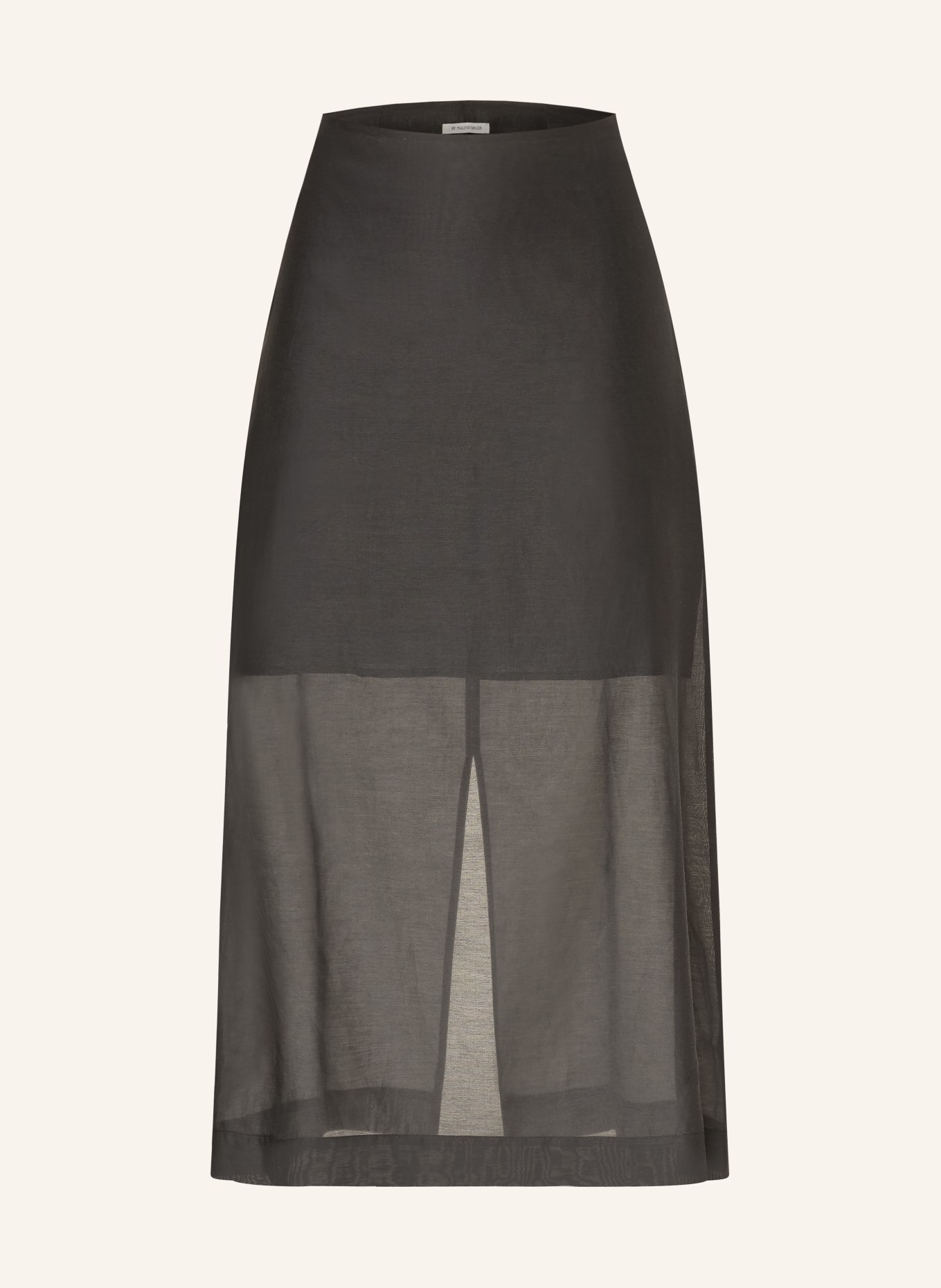 BY MALENE BIRGER Spódnica ESTA z jedwabiem: CZARNY