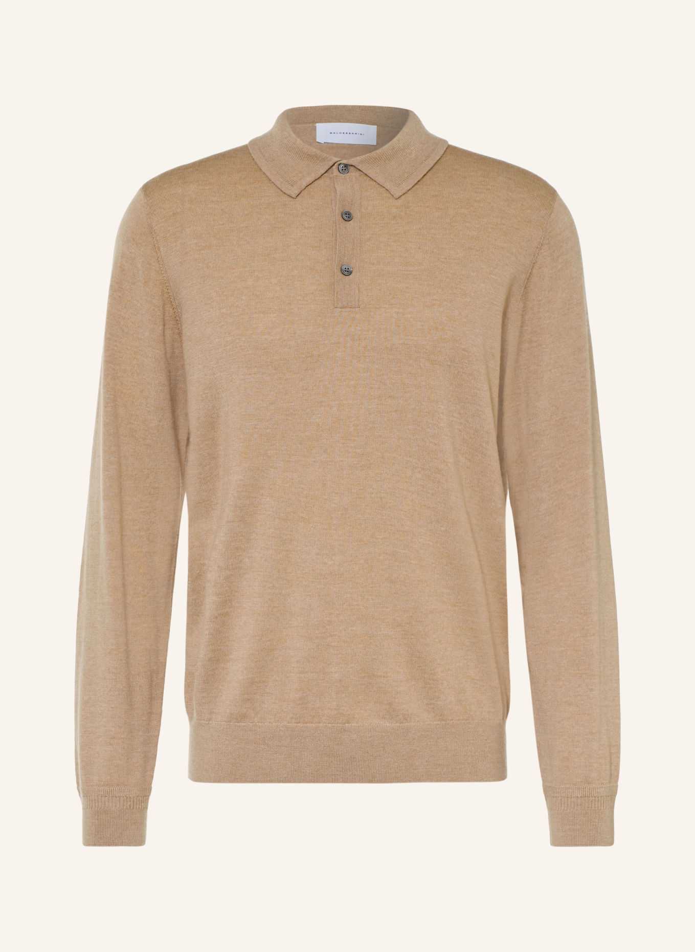 BALDESSARINI MANTEO Knit polo shirt: BEIGE