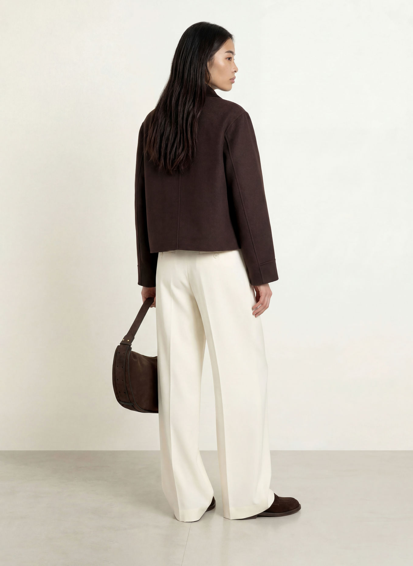 darling harbour Overjacket: DARK BROWN