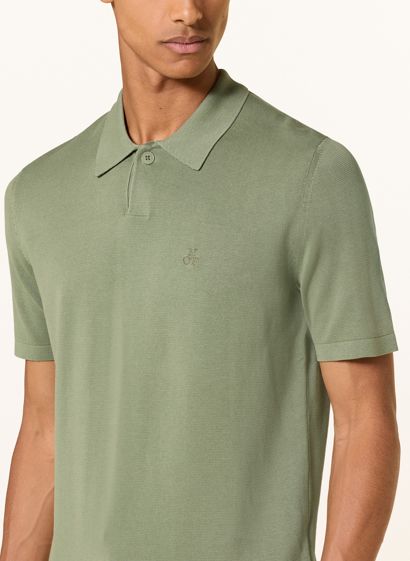 Marc O'Polo Polo en piqué: VERT