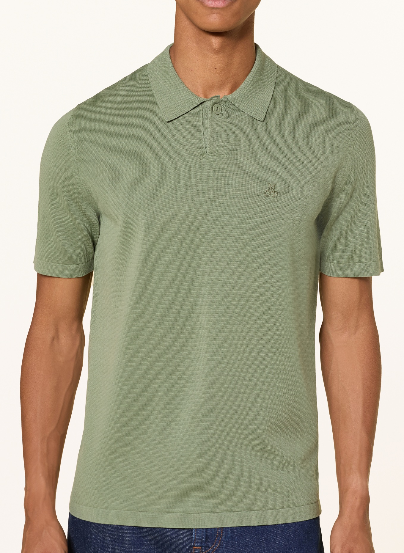 Marc O'Polo Polo en piqué: VERT