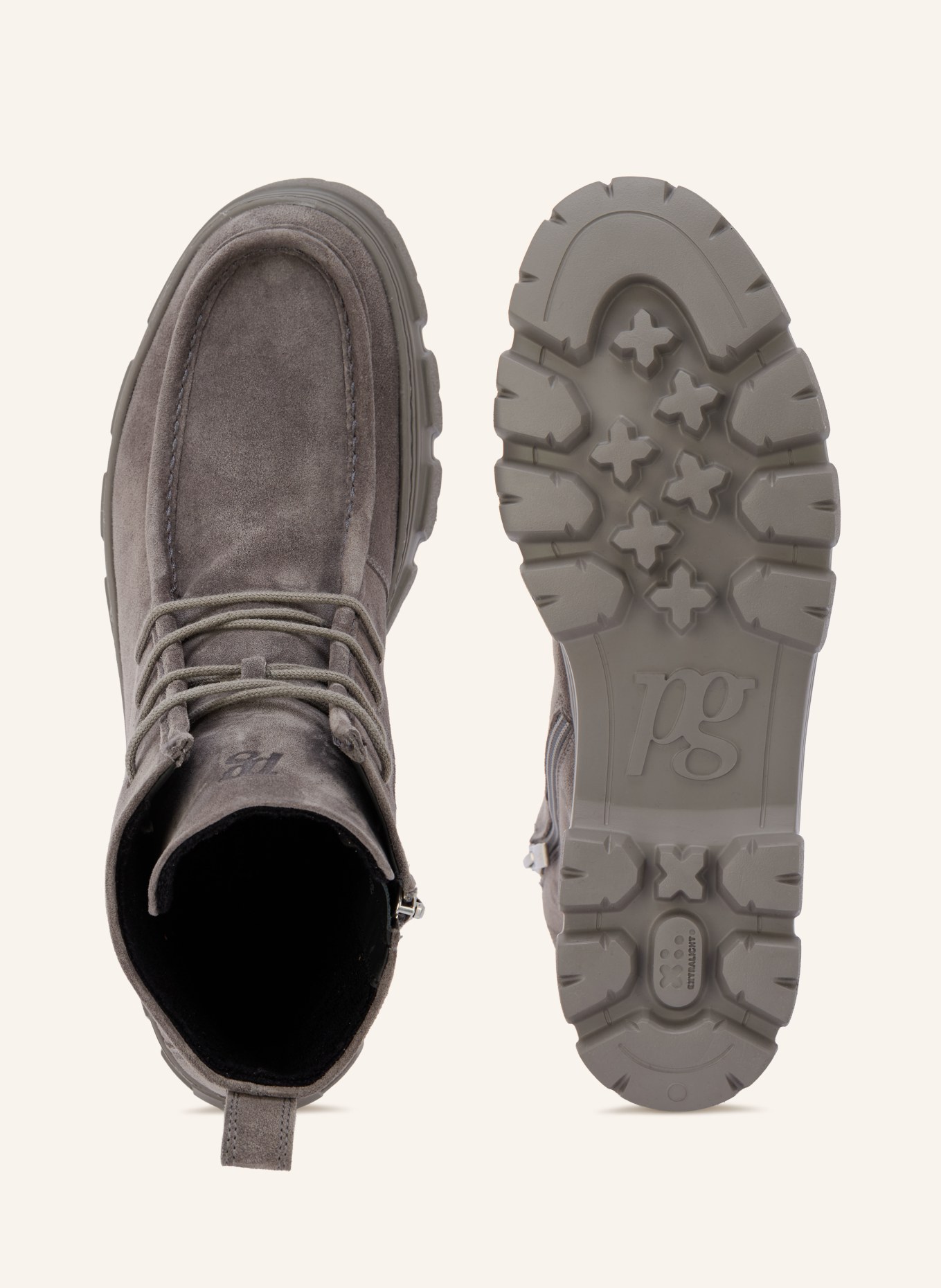 paul green Schnürboots: GRAU