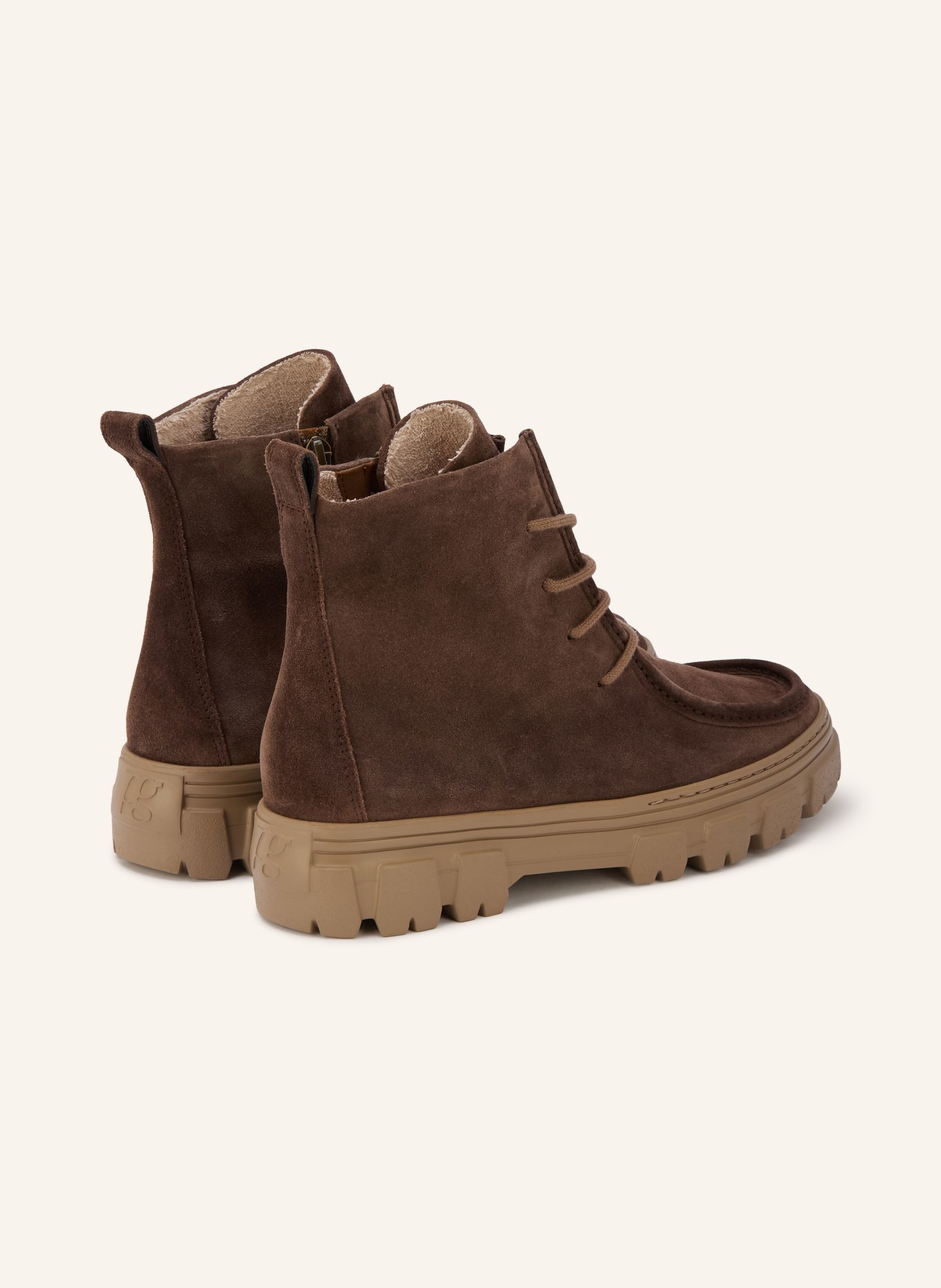 paul green Schnürboots: BRAUN