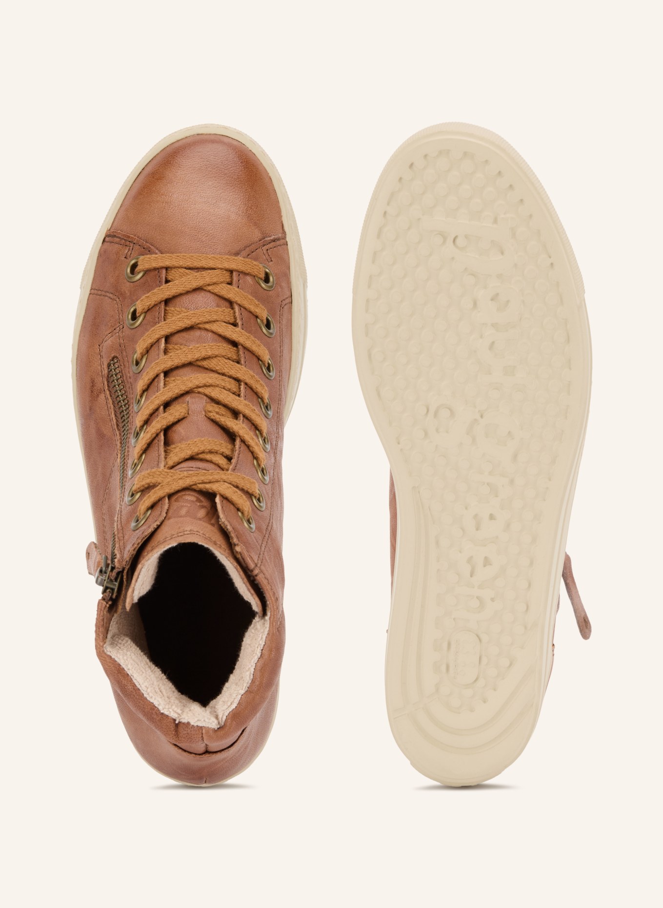 paul green Schnürboots: BRAUN