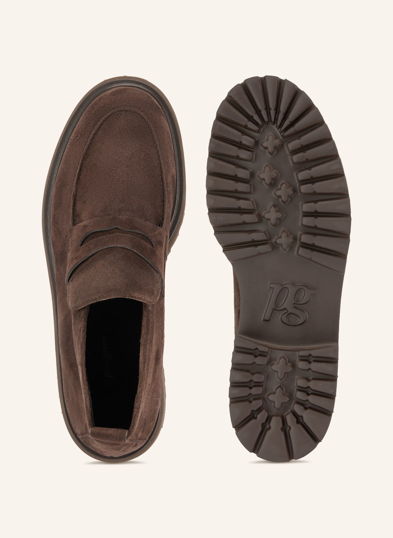 paul green Pennyloafer: MARRON FONCÉ