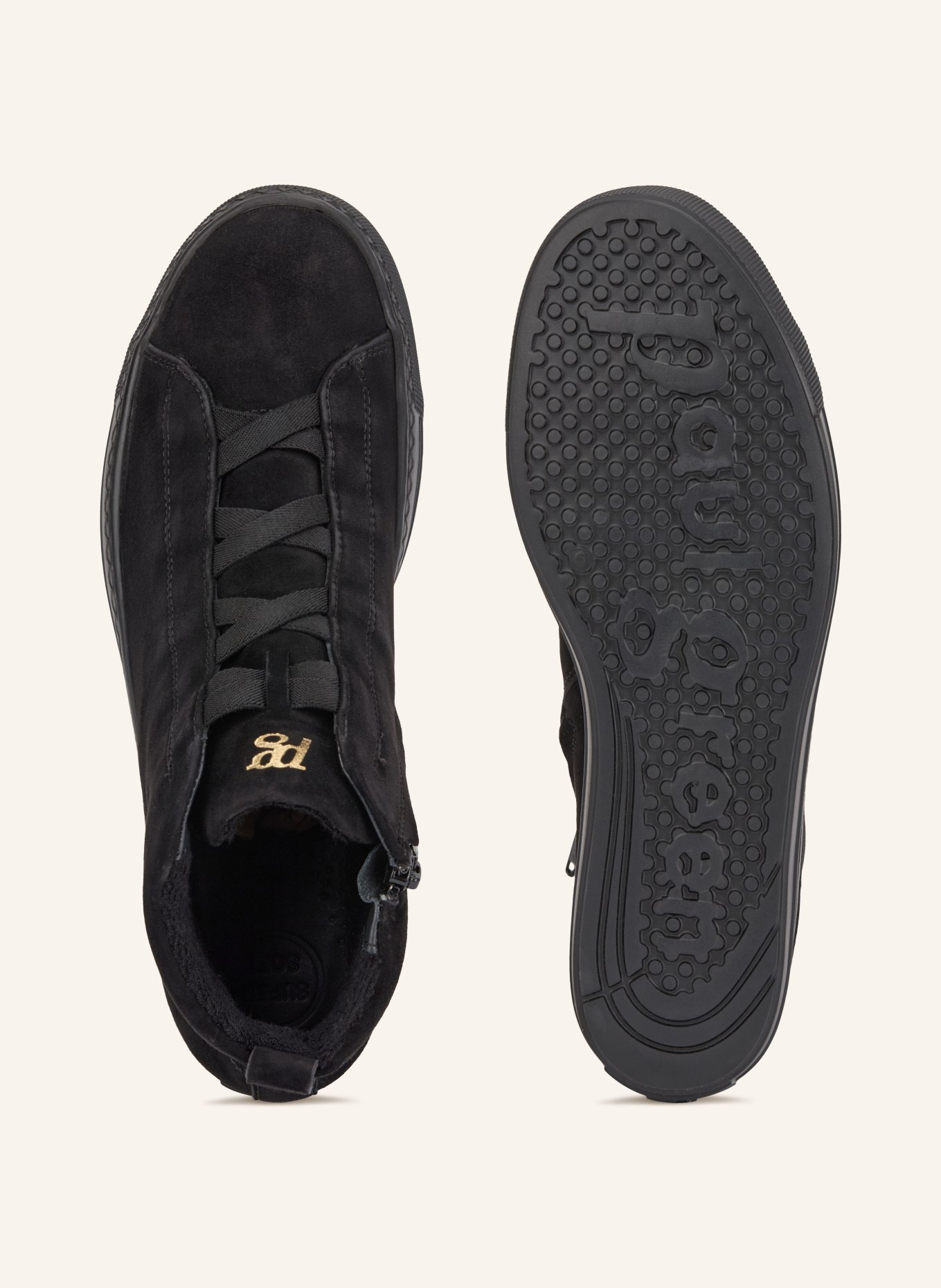 paul green Hightop-Sneaker: SCHWARZ