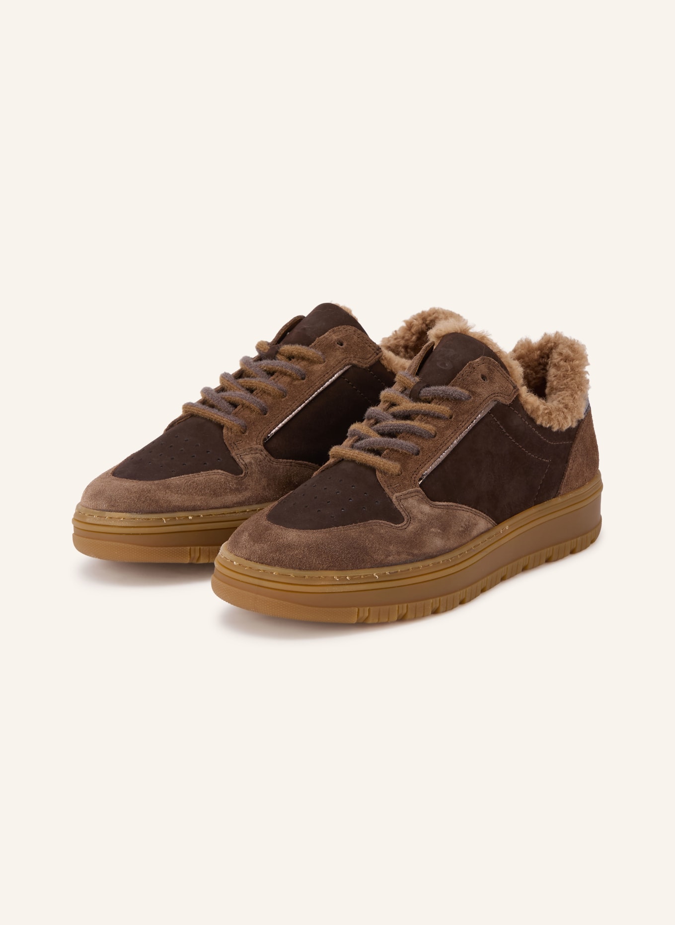 paul green Sneakersy: TMAVĚ HNĚDÁ / KOŇAKOVÁ / HNĚDÁ