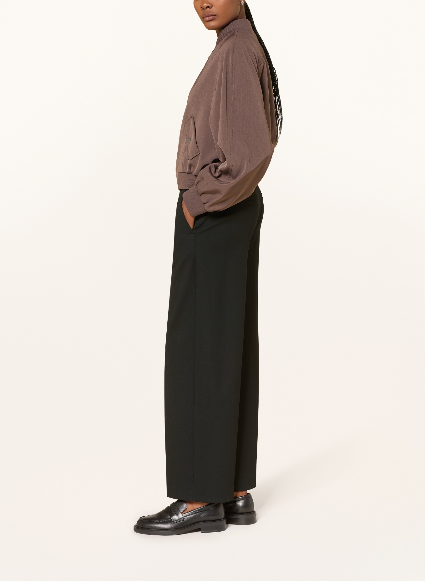 DRYKORN Jerseybroek DUTIFUL: ZWART