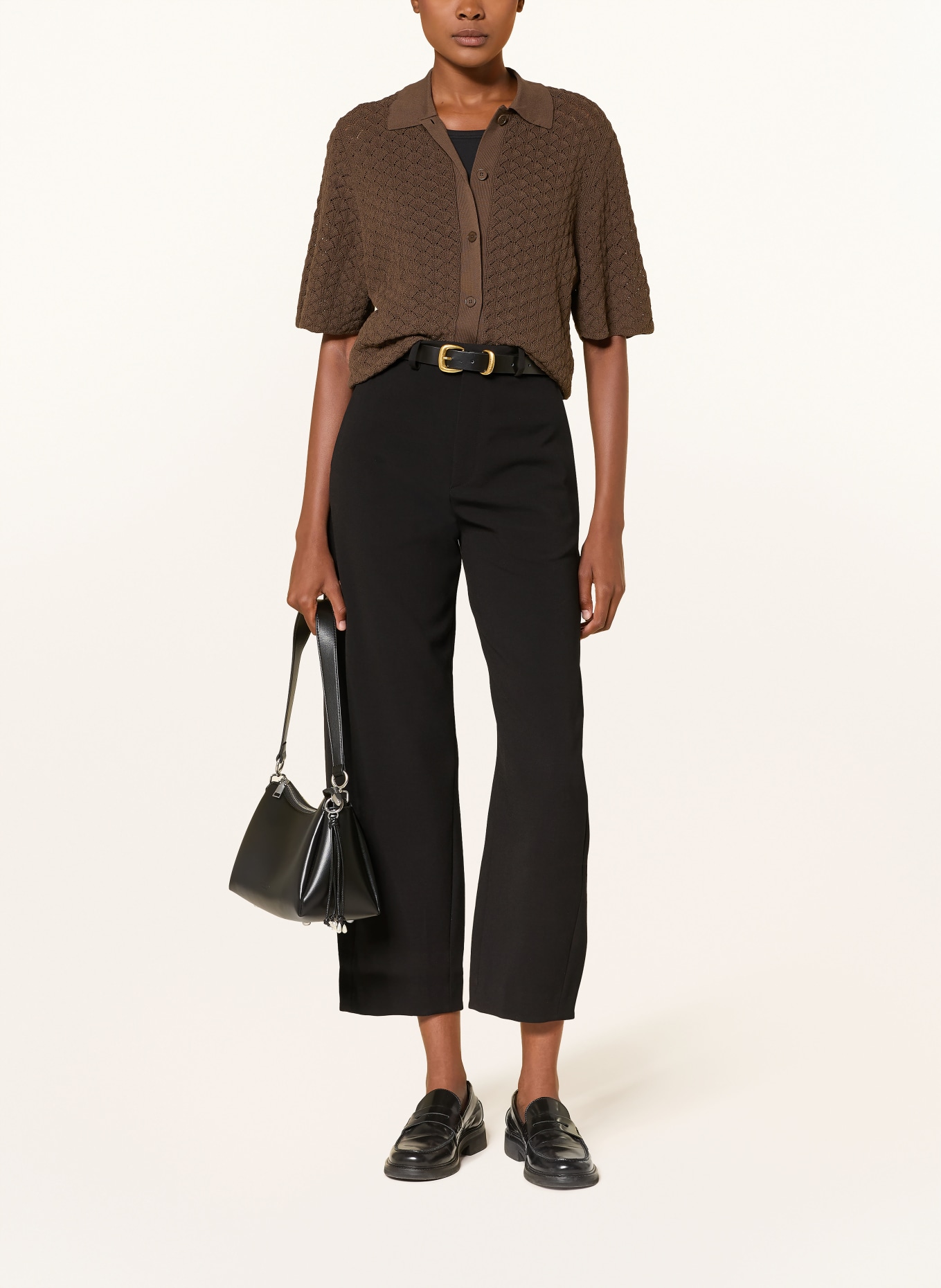 DRYKORN 7/8 broek ADVISE: ZWART