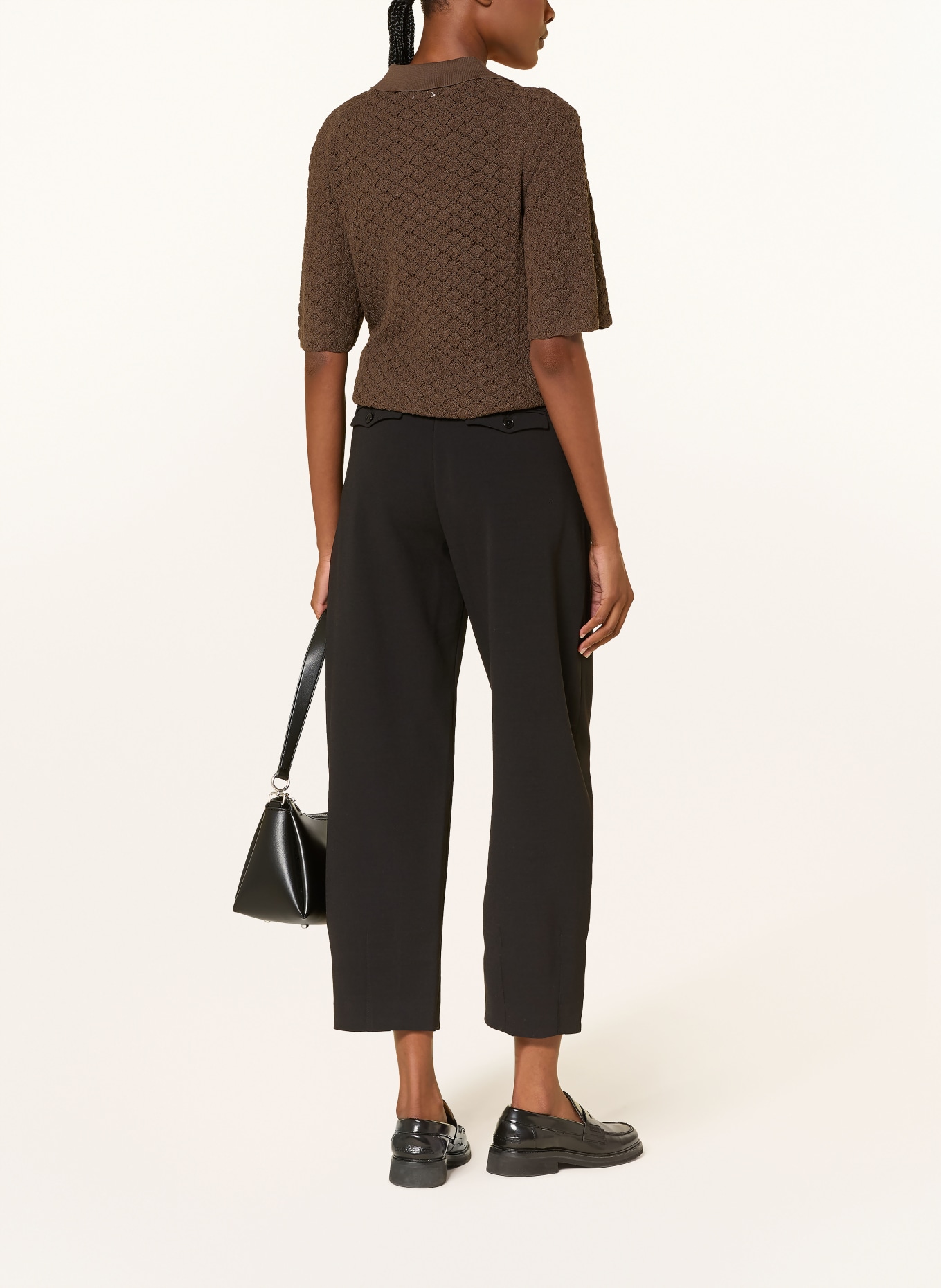 DRYKORN 7/8 broek ADVISE: ZWART