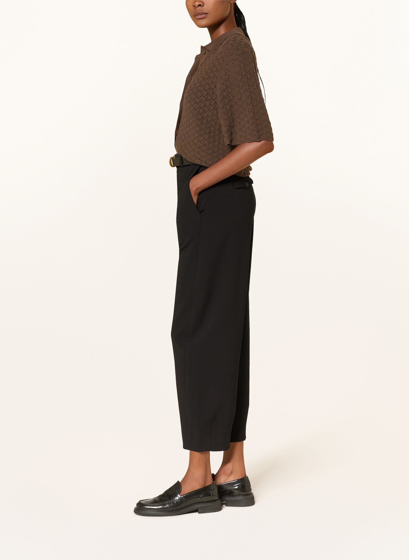 DRYKORN 7/8 broek ADVISE: ZWART