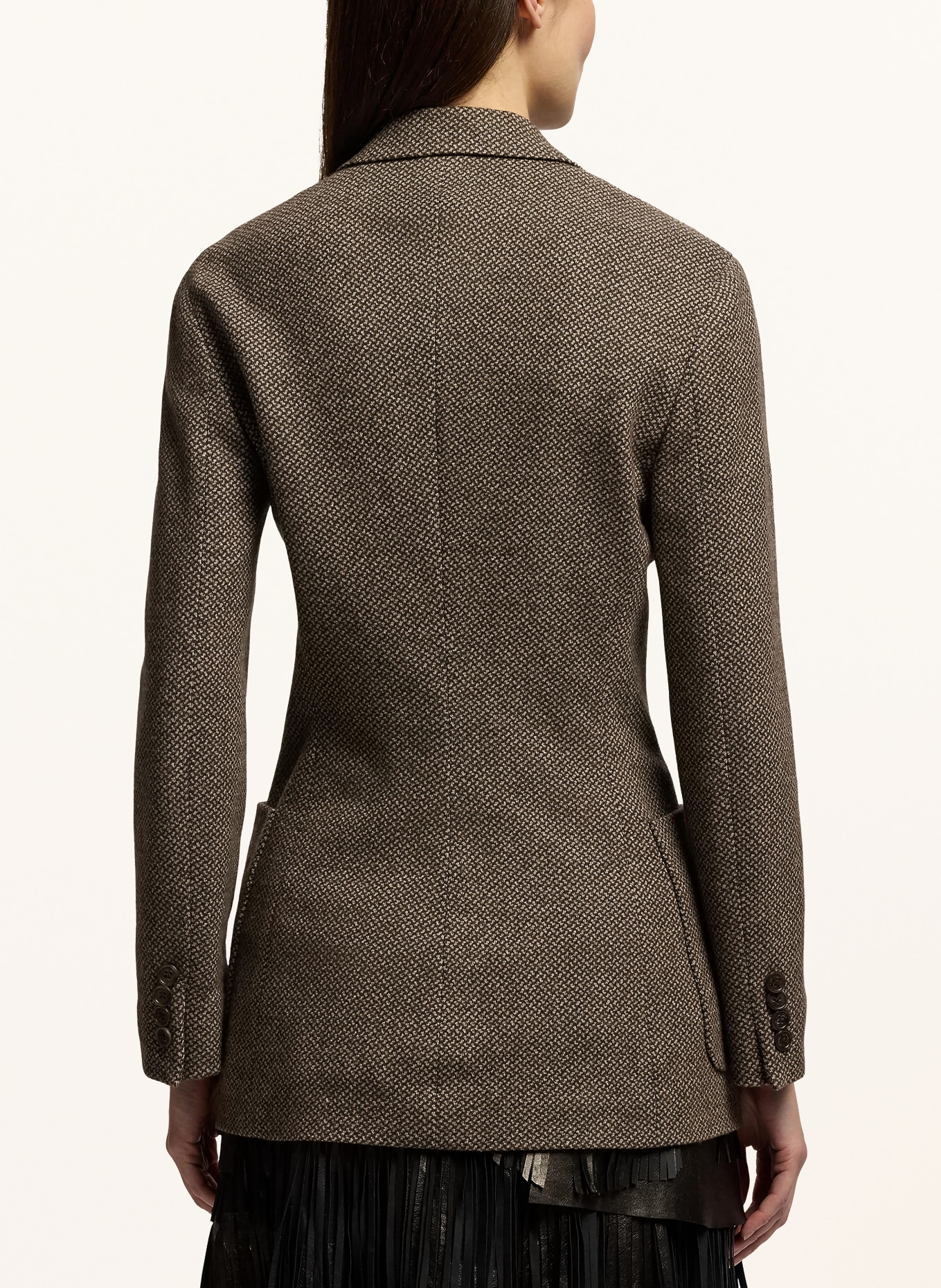 RALPH LAUREN Collection Blazer: BRAUN / CREME