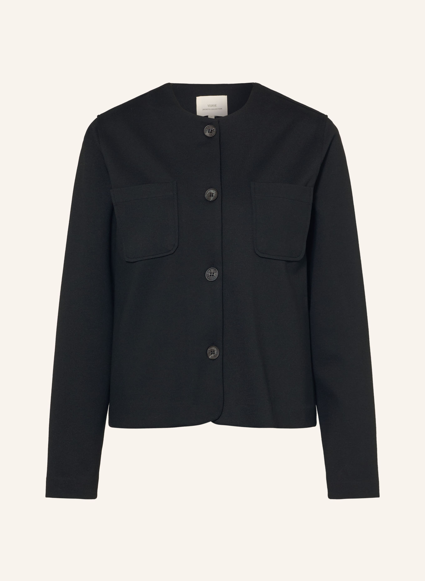 YERSE Vest SIMONE: ZWART