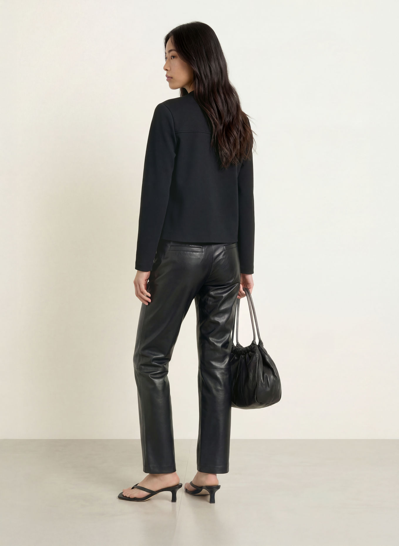 YERSE Vest SIMONE: ZWART