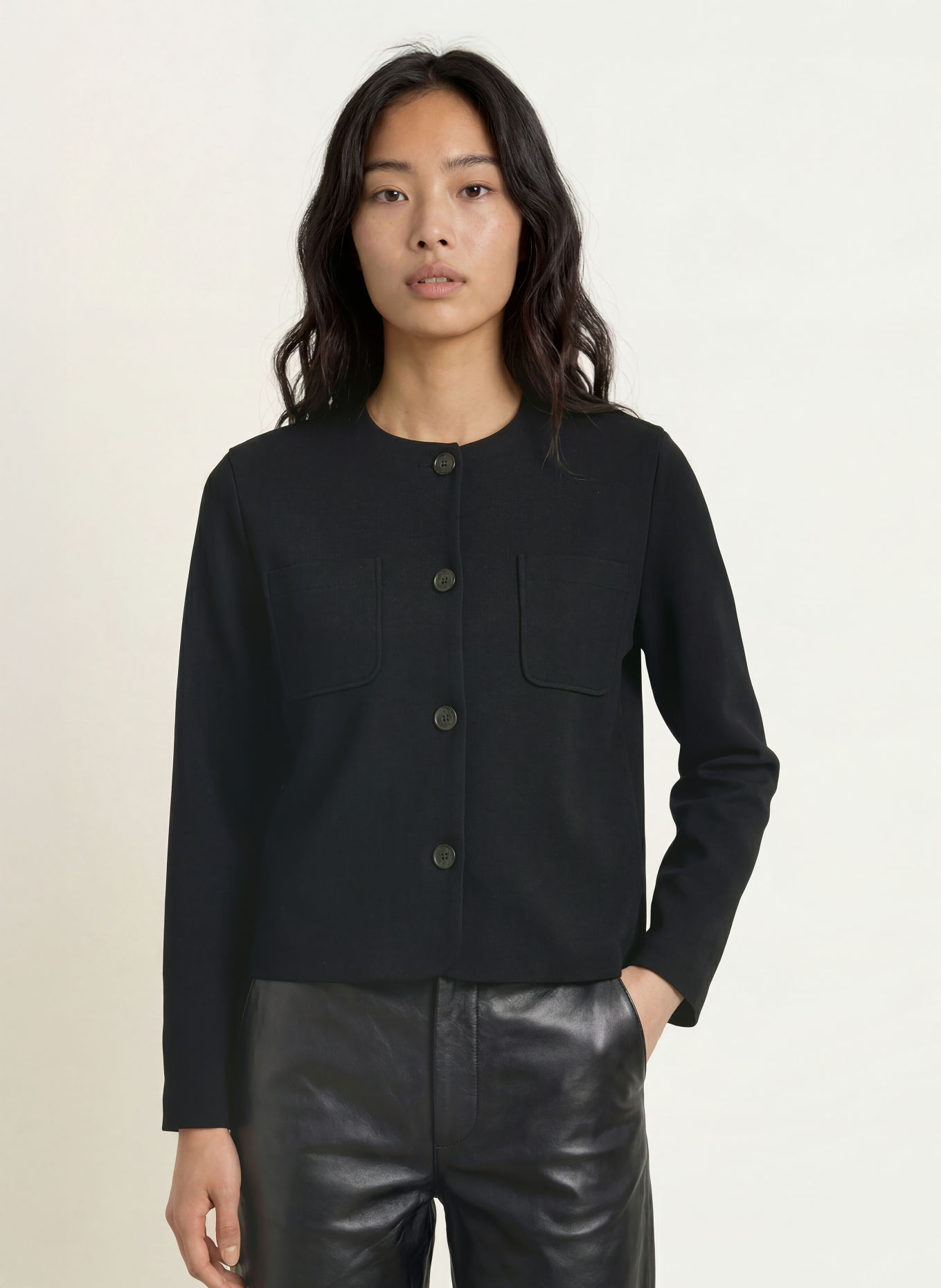 YERSE Vest SIMONE: ZWART