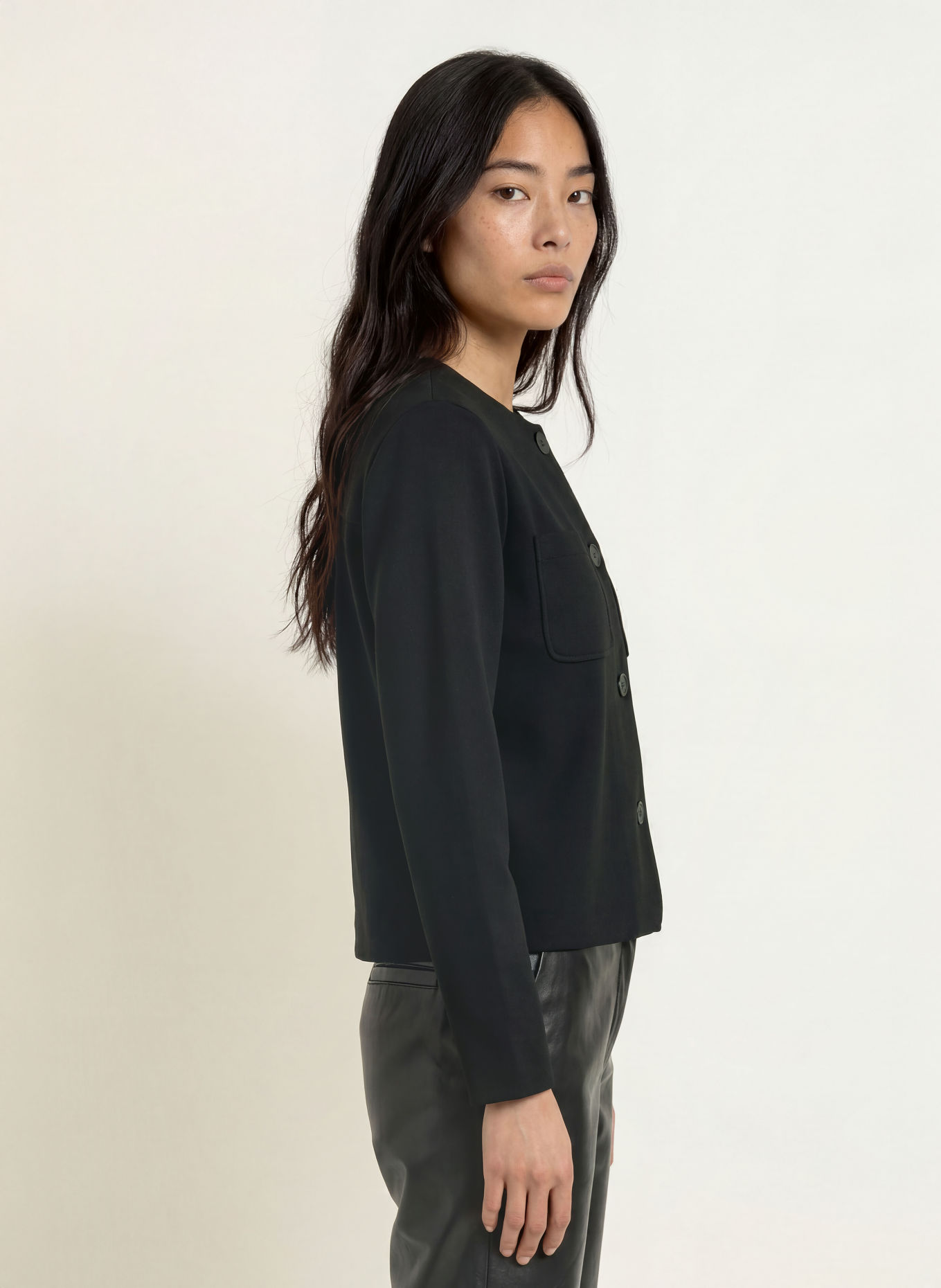 YERSE Vest SIMONE: ZWART
