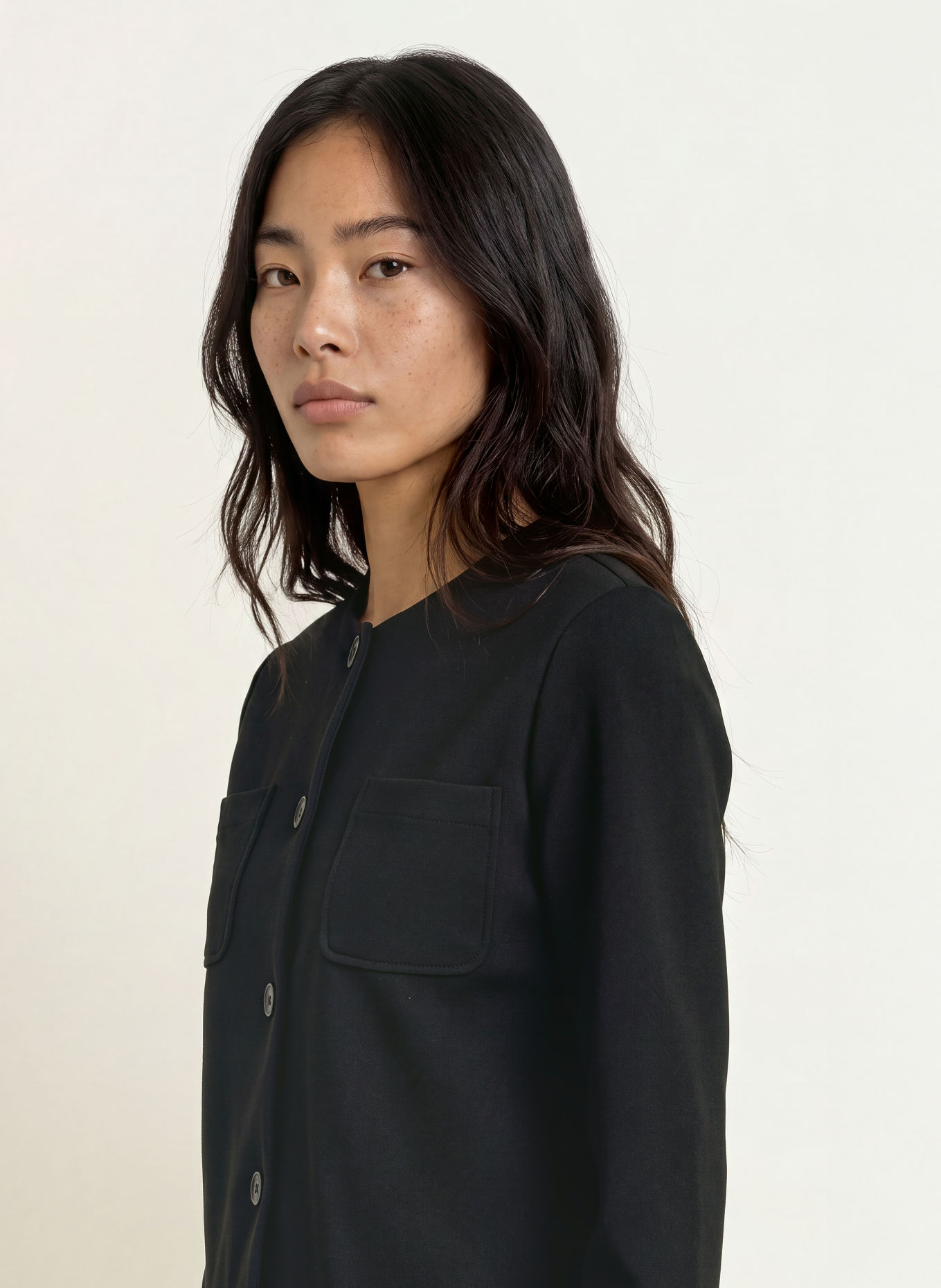 YERSE Vest SIMONE: ZWART