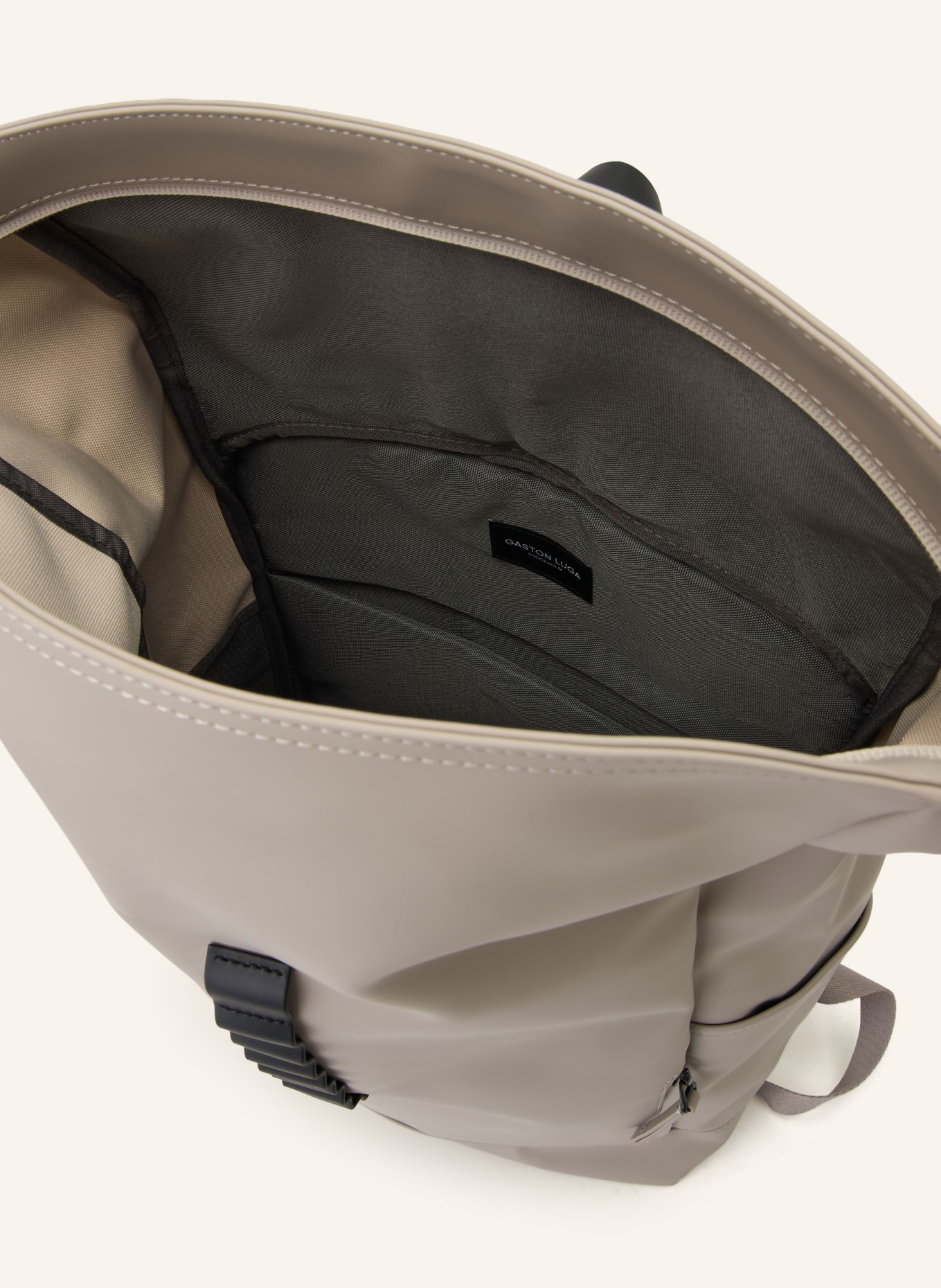 GASTON LUGA Rucksack SPLÄSH mit Laptop-Fach: GRAU