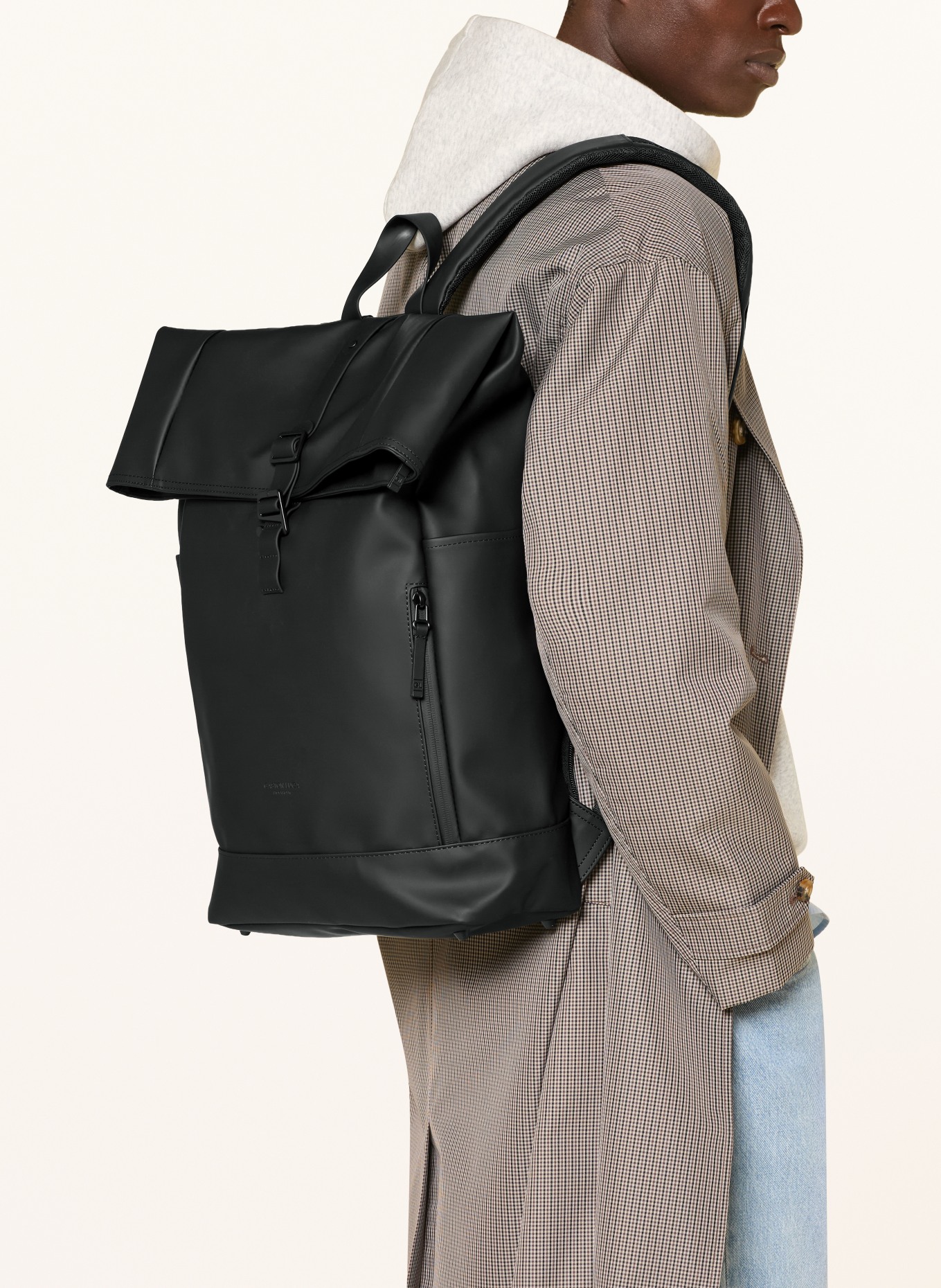 GASTON LUGA SPLÄSH backpack with laptop compartment: BLACK