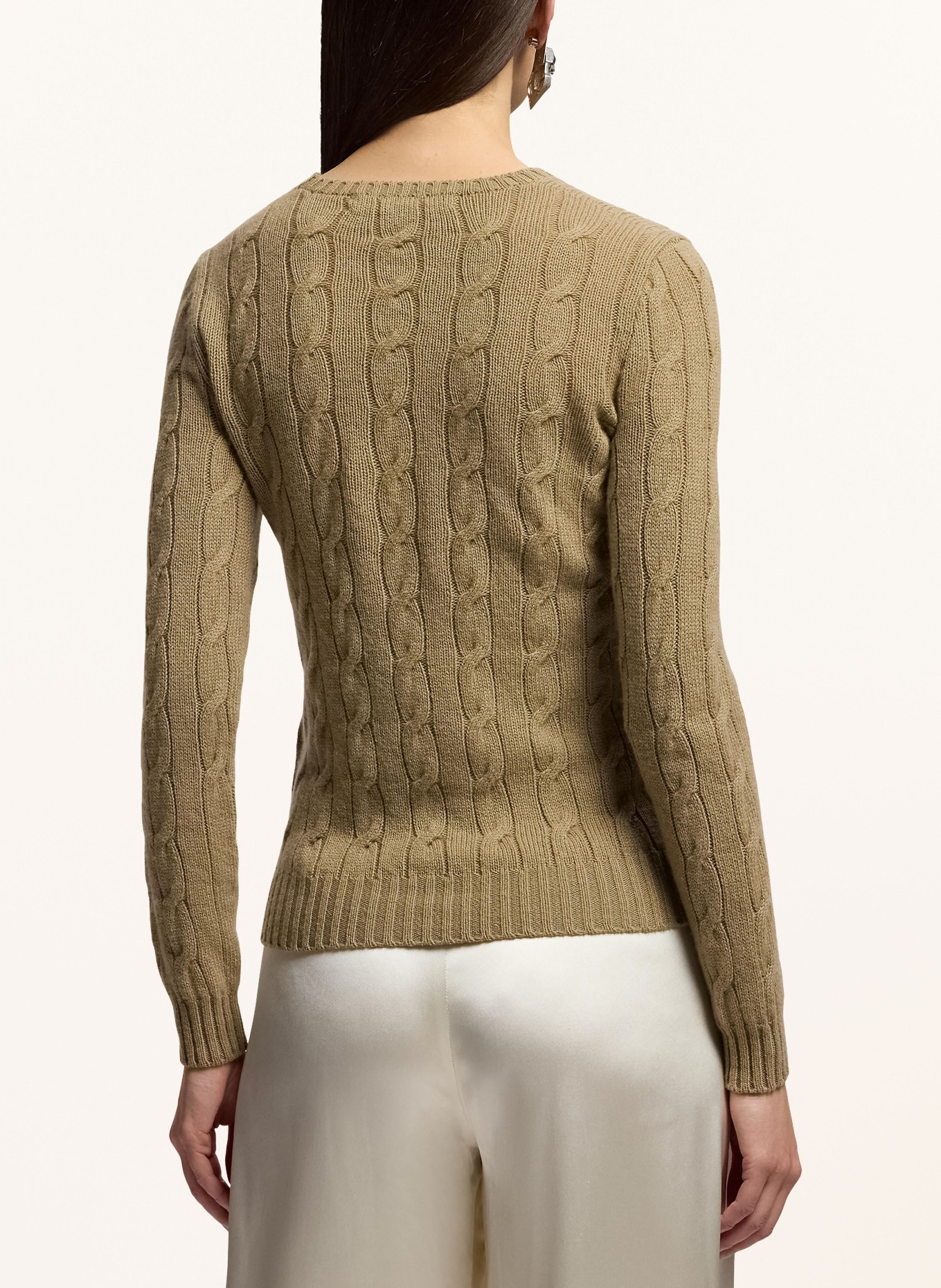 RALPH LAUREN Collection Kasjmiertrui: LICHTBRUIN